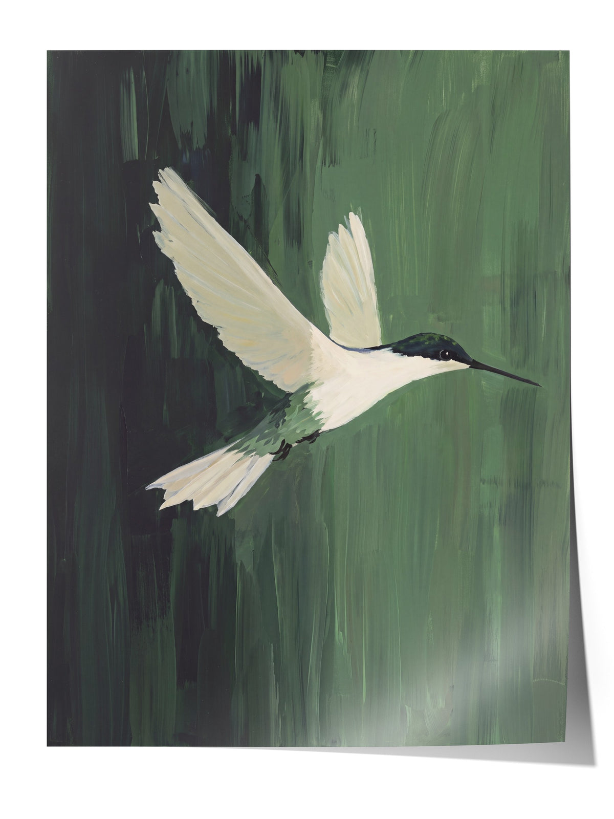 Uçan Kolibri Çerçevesiz Poster