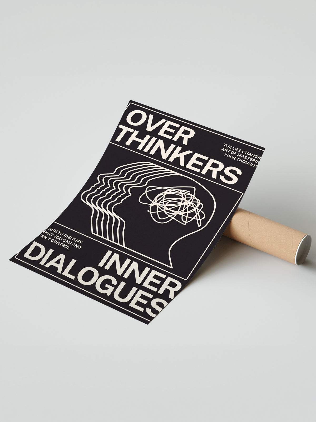 Aşırı Düşünenler İç Diyaloglar Çerçevesiz Poster