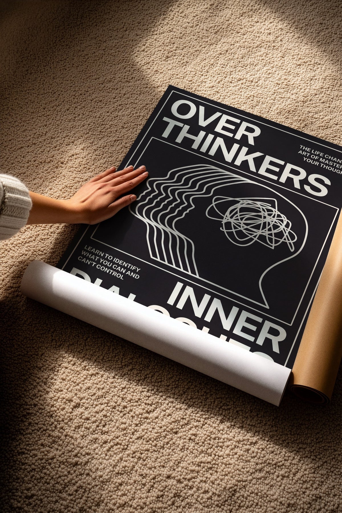 Aşırı Düşünenler İç Diyaloglar Çerçevesiz Poster