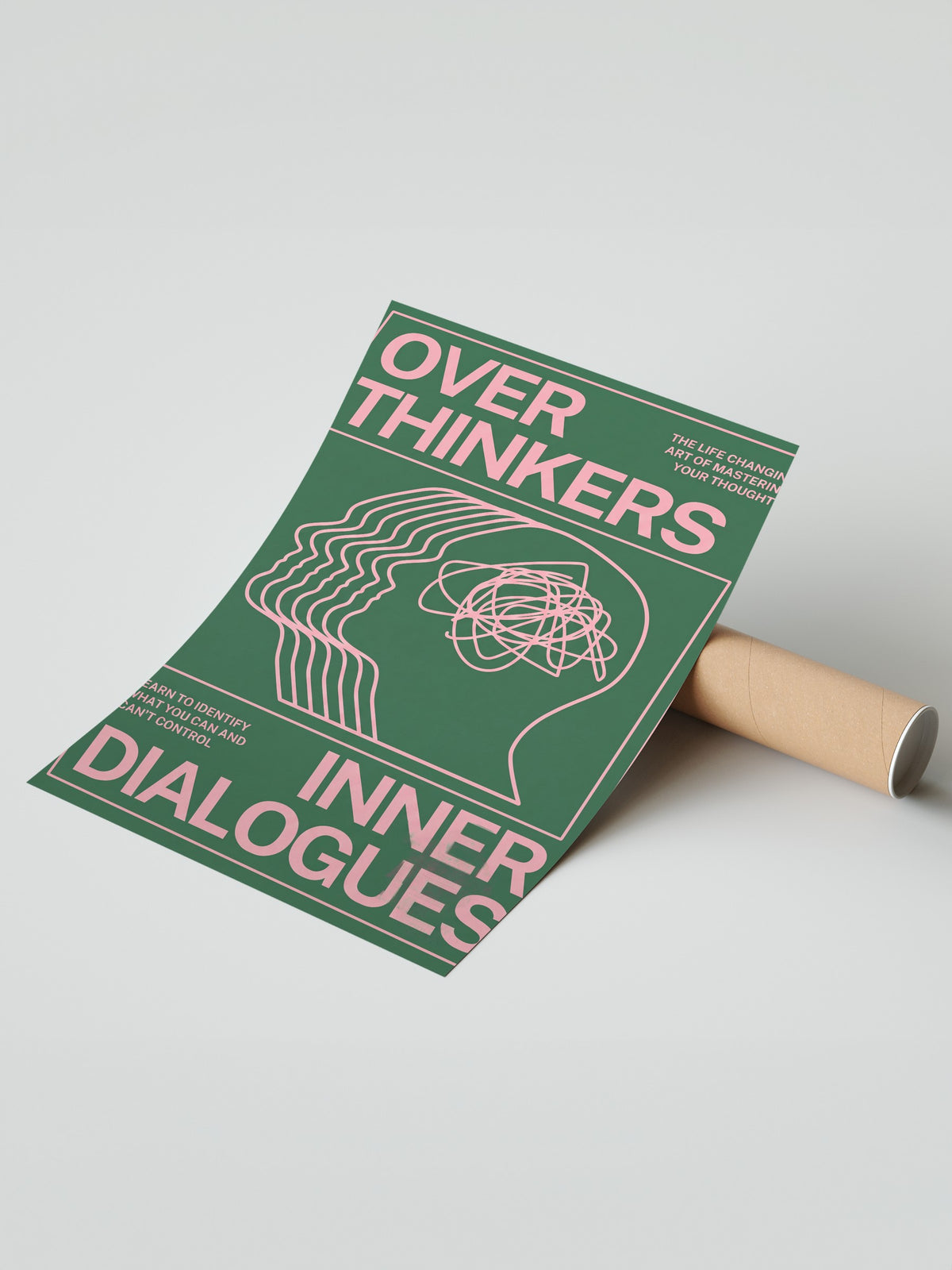 Fazla Düşünenler İç Diyaloglar Çerçevesiz Poster