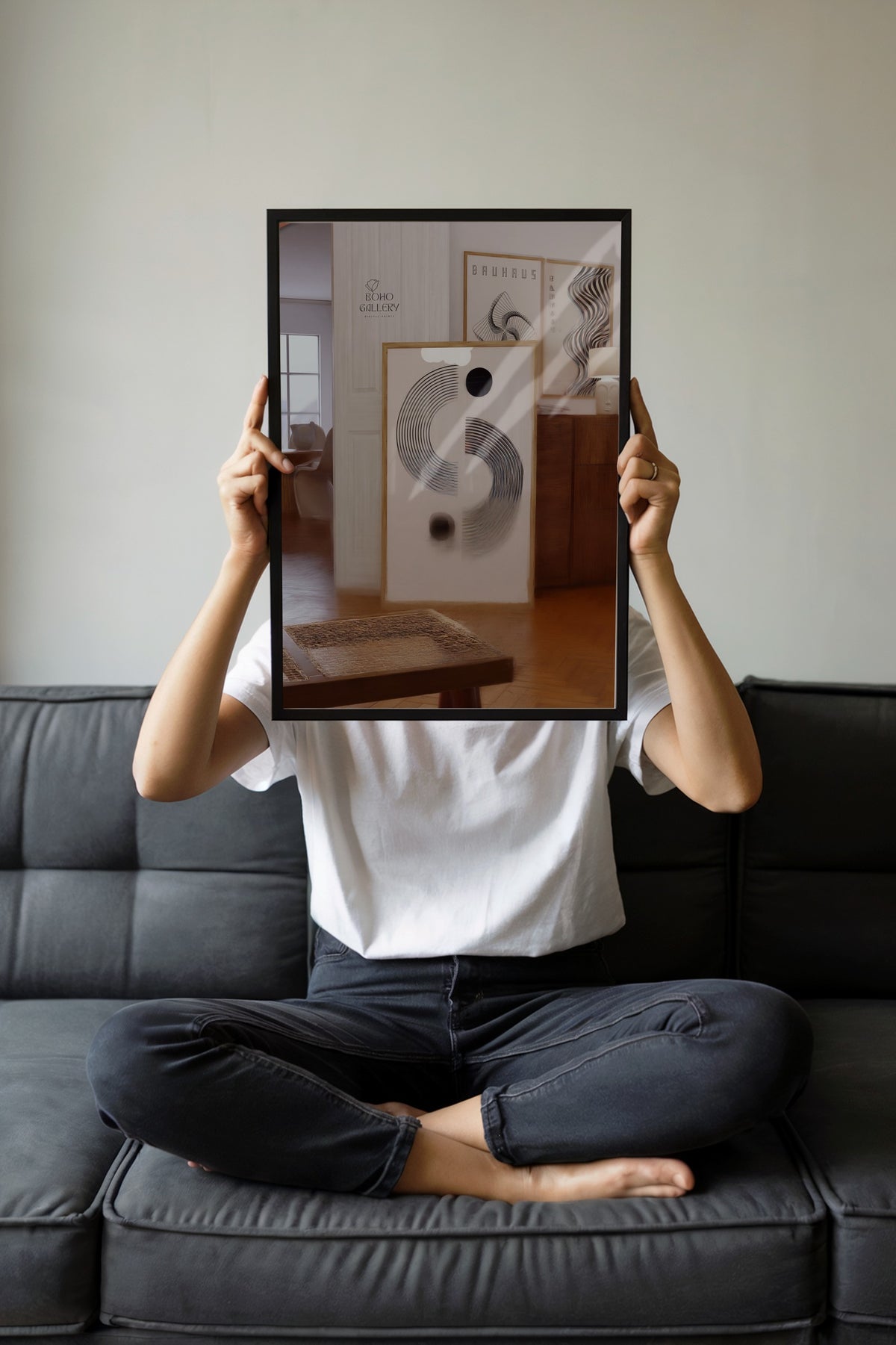 Bauhaus Ritim Serisi Poster – Siyah Çerçeveli Tablo