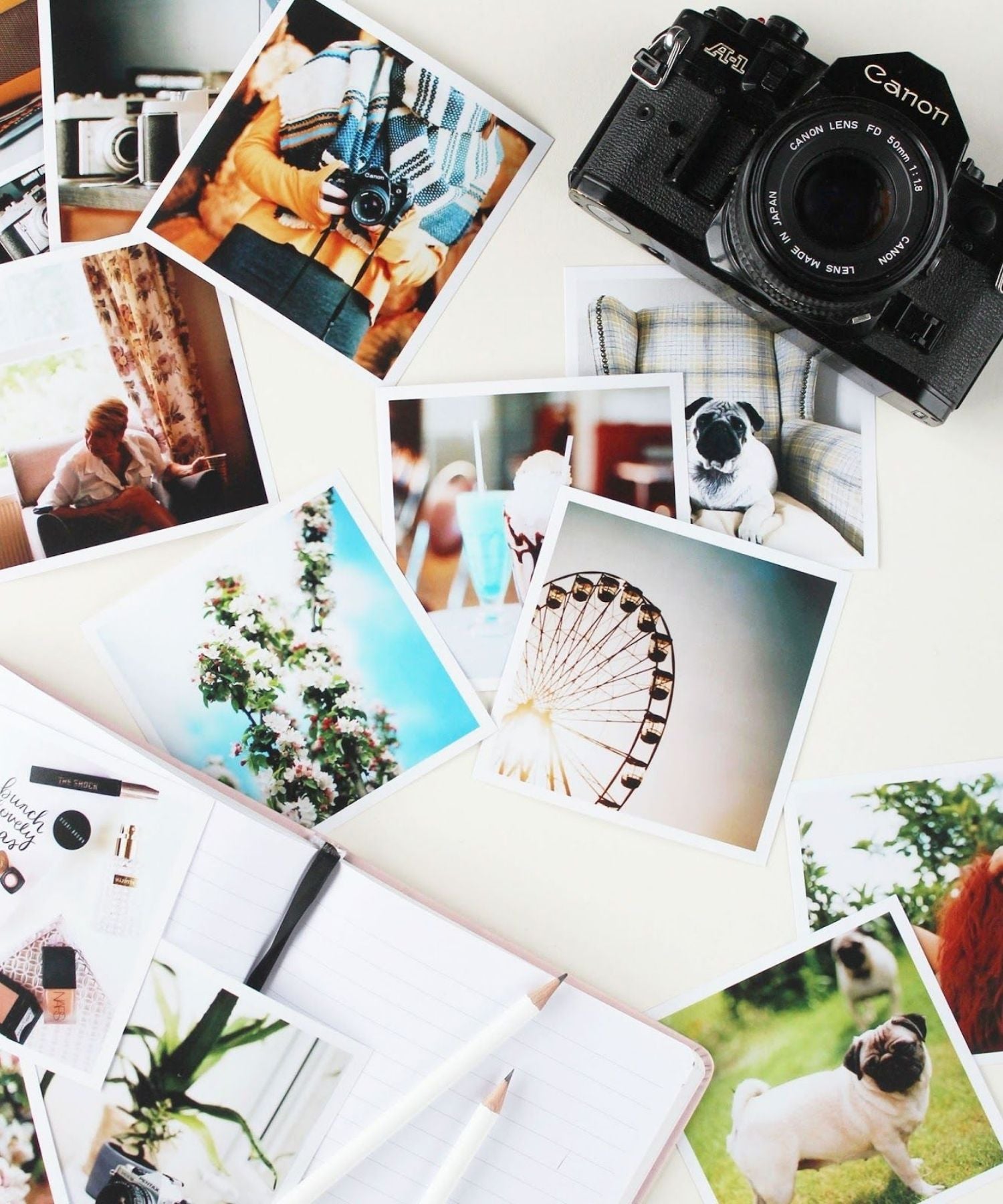 Instagram Fotoğraf Kolaj Seti -  Kare Fotoğraf Baskısı