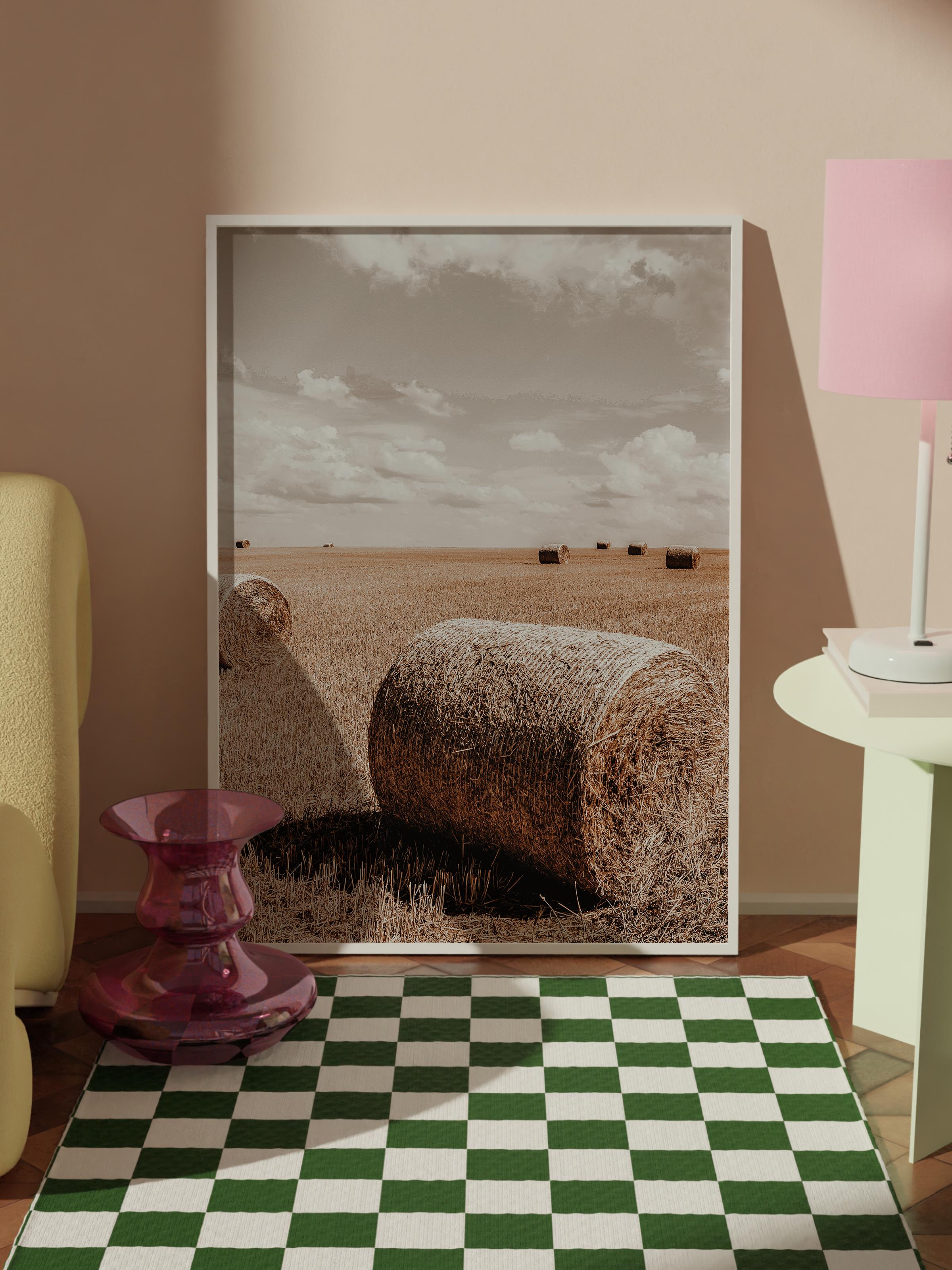 Rustic Kahverengi 3 Adet Tablo Seti, Beyaz Çerçeve ve Poster - Salon, Mutfak, Yatak Odası Dekor