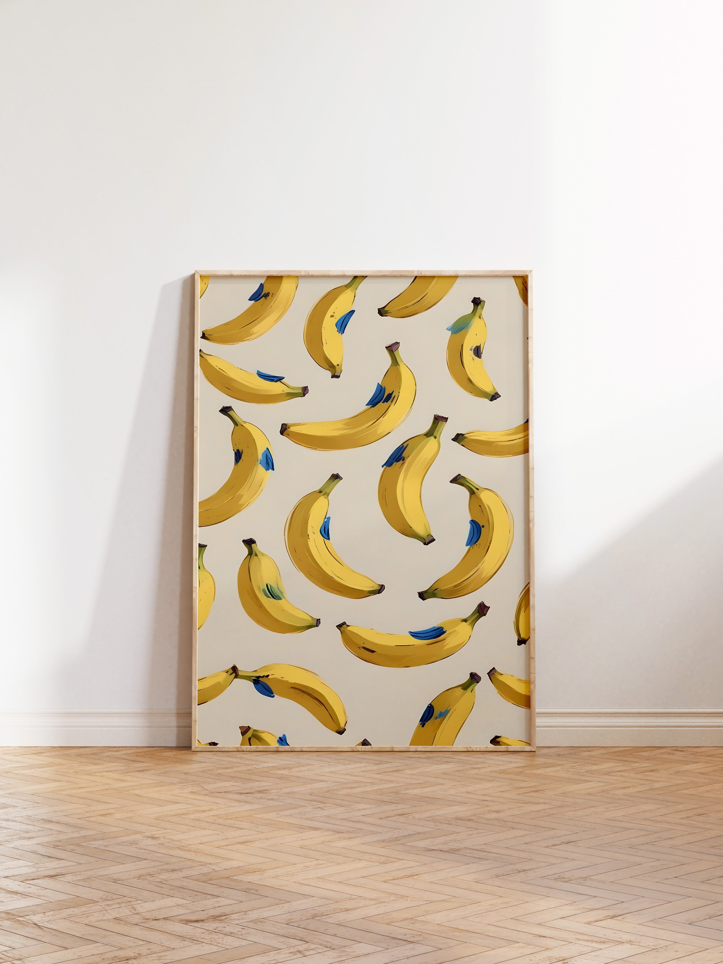 Ahşap Çerçeveli Tablo, Bananas, Comfort Serisi Mutfak Ahşap Tablo, NO:109140