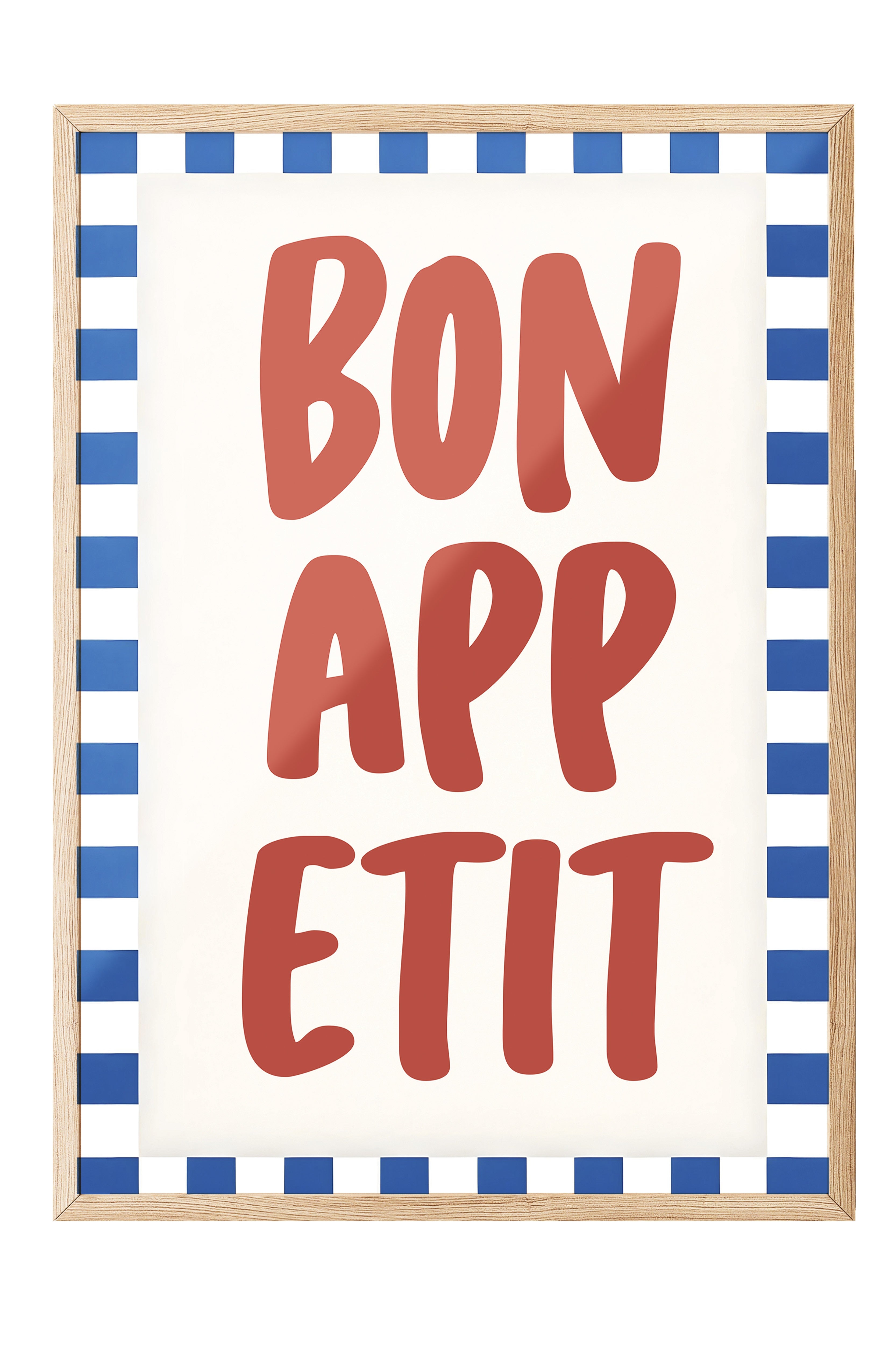 Ahşap Çerçeveli Tablo, Bon Appetit, Comfort Serisi Mutfak Ahşap Tablo, NO:109055