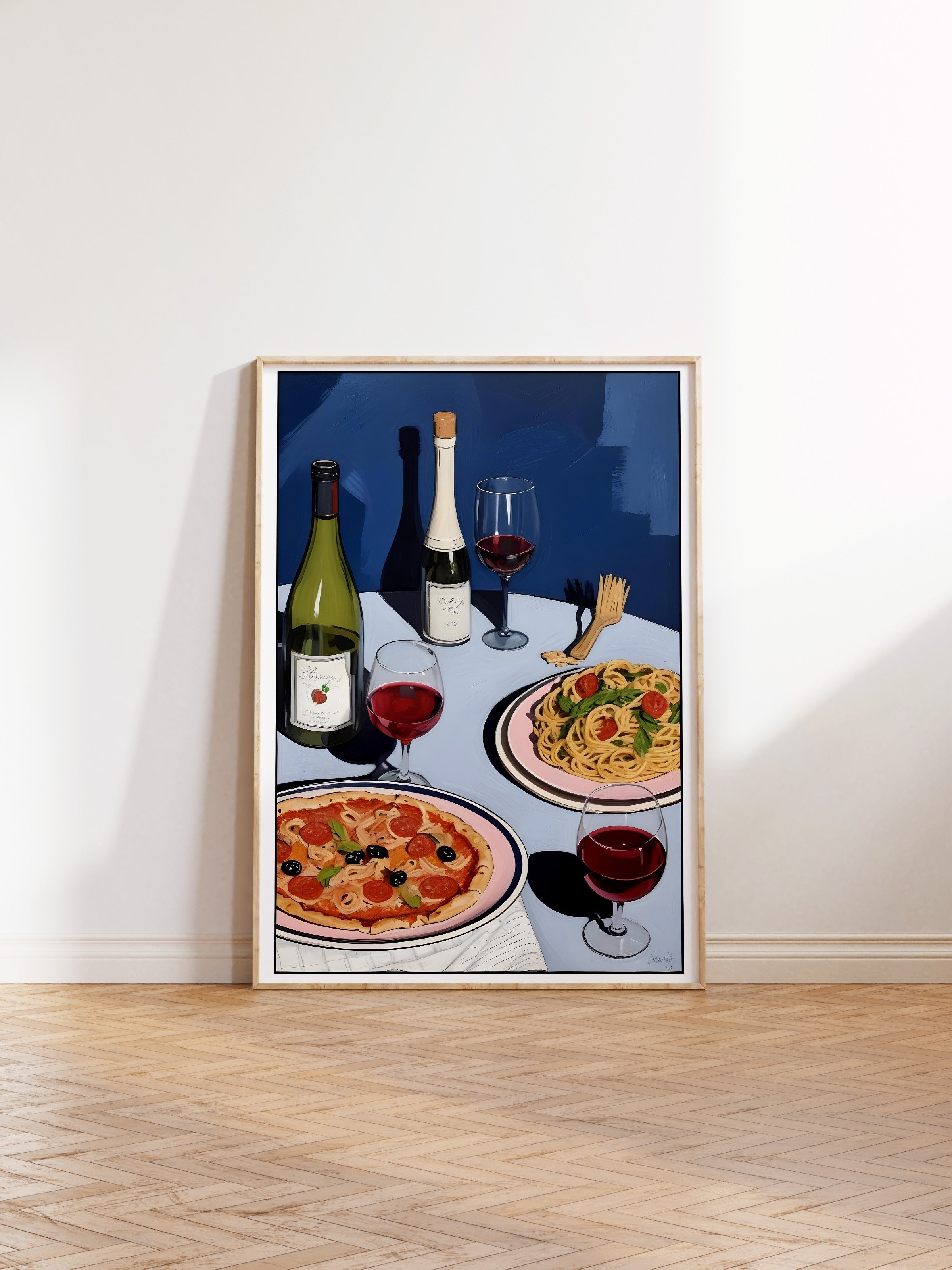 Ahşap Çerçeveli Tablo, Dinner Table, Comfort Serisi Mutfak Ahşap Tablo, NO:109062