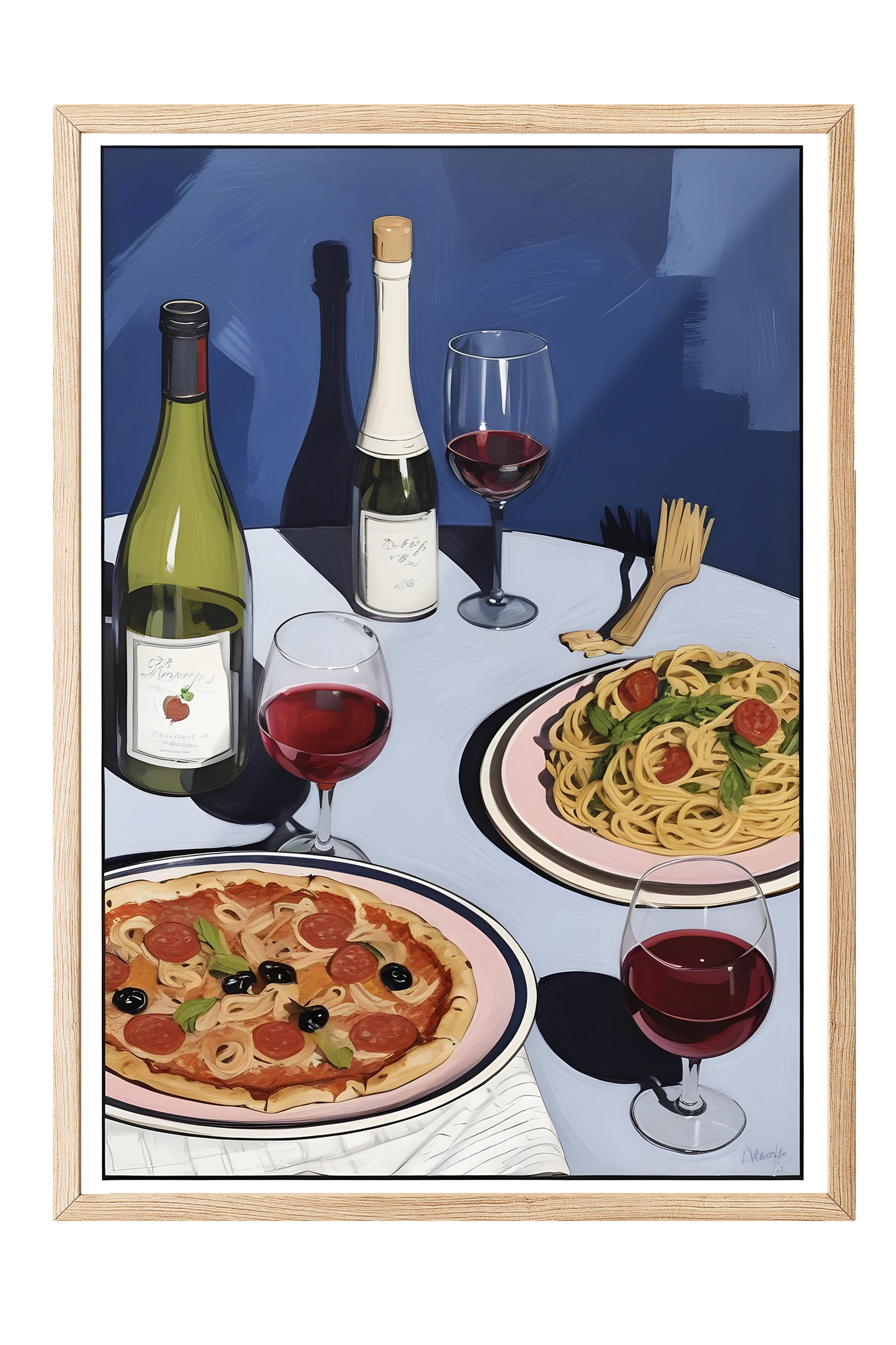 Ahşap Çerçeveli Tablo, Dinner Table, Comfort Serisi Mutfak Ahşap Tablo, NO:109062