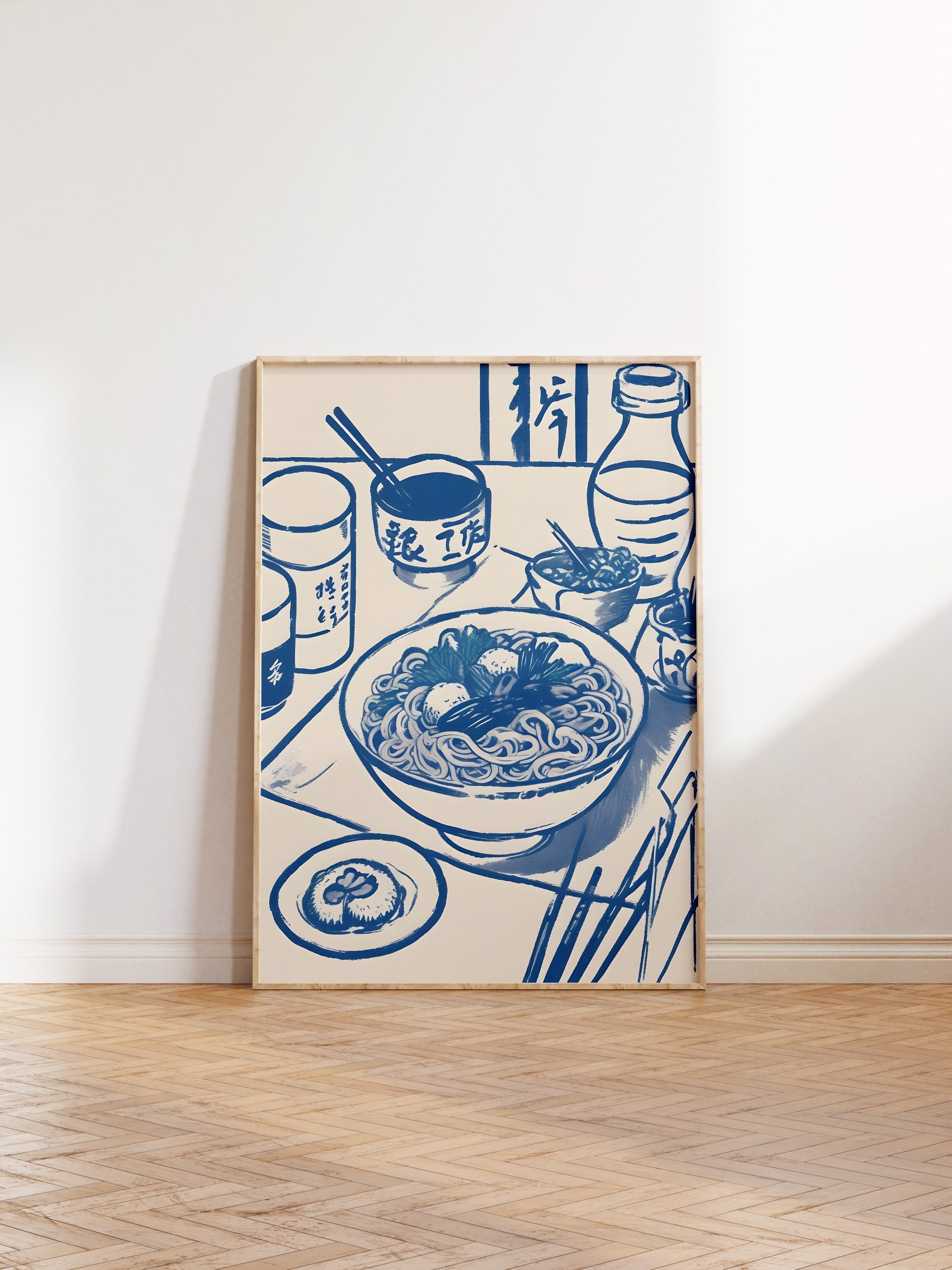 Ahşap Çerçeveli Tablo, Japanese Table, Comfort Serisi Mutfak Ahşap Tablo, NO:109118