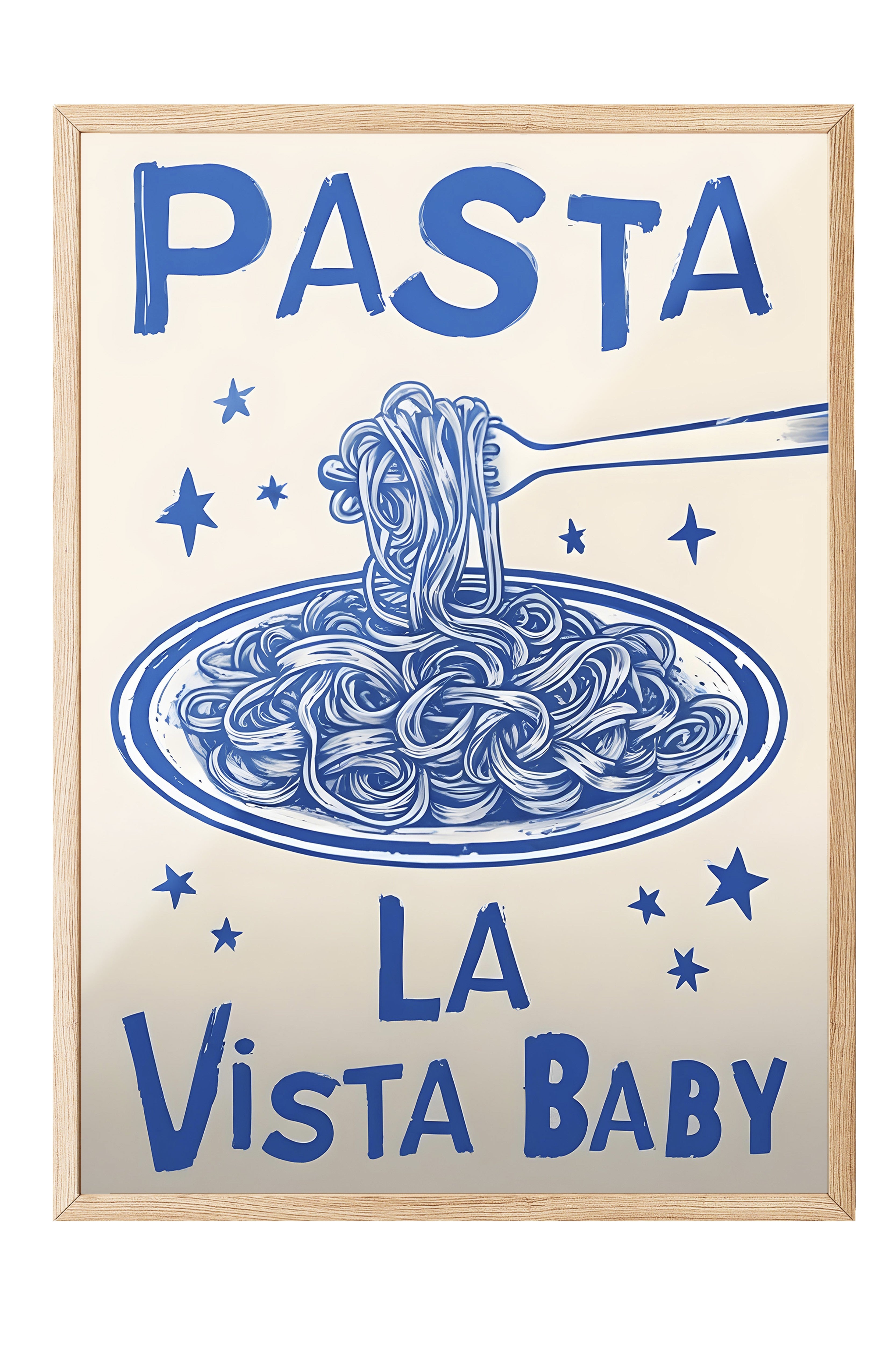 Ahşap Çerçeveli Tablo, Pasta La Vista Baby, Comfort Serisi Mutfak Ahşap Tablo, NO:109117