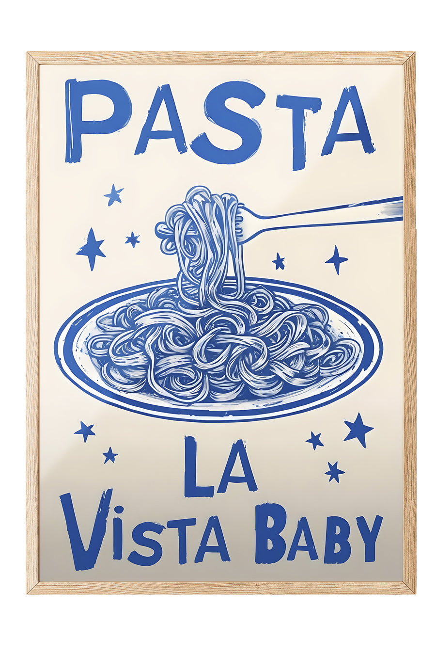 PASTA LA VISTA BABY Poster – Ahşap Çerçeveli Tablo