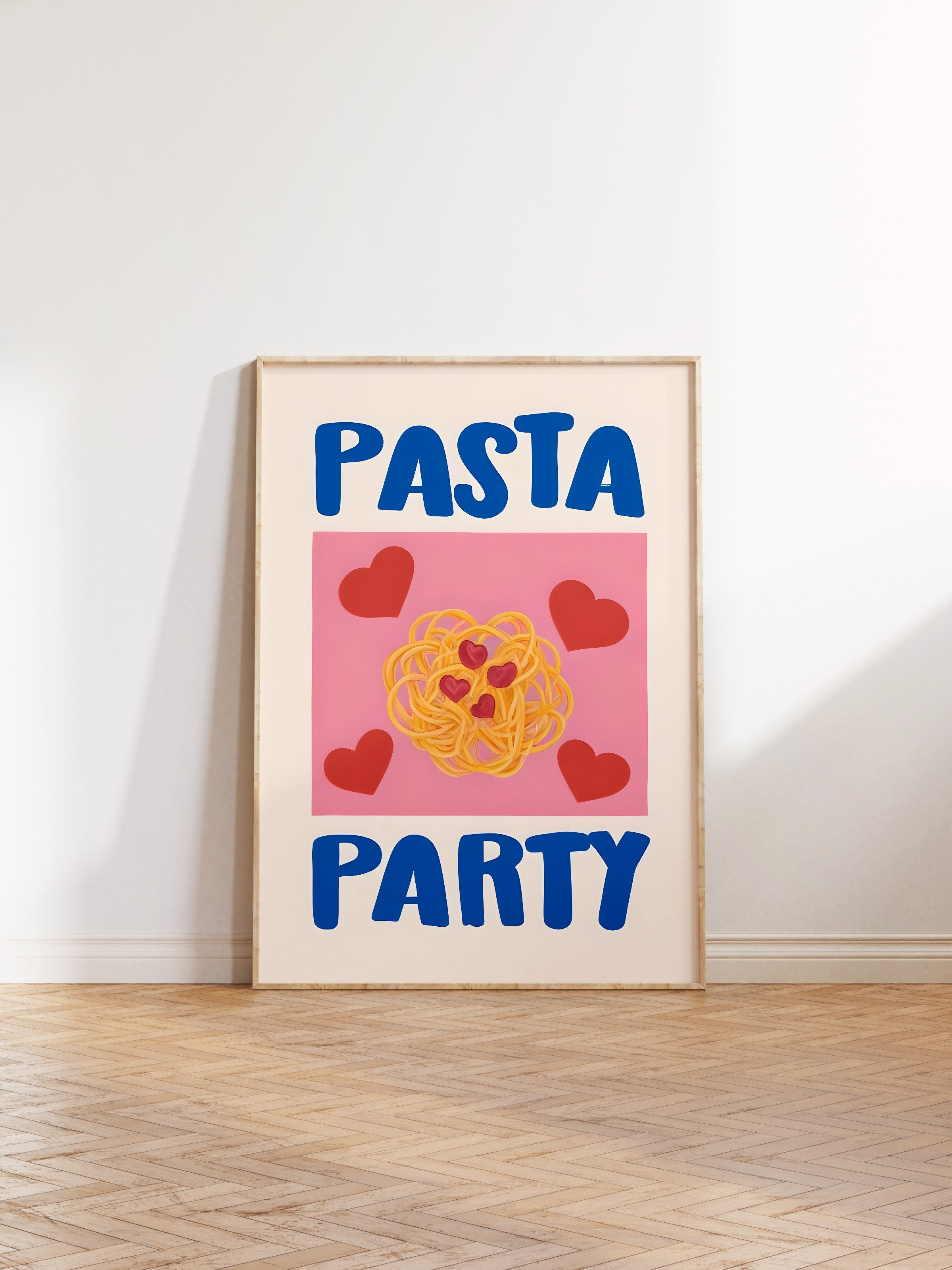 Ahşap Çerçeveli Tablo, Pasta Party, Comfort Serisi Mutfak Ahşap Tablo, NO:109124