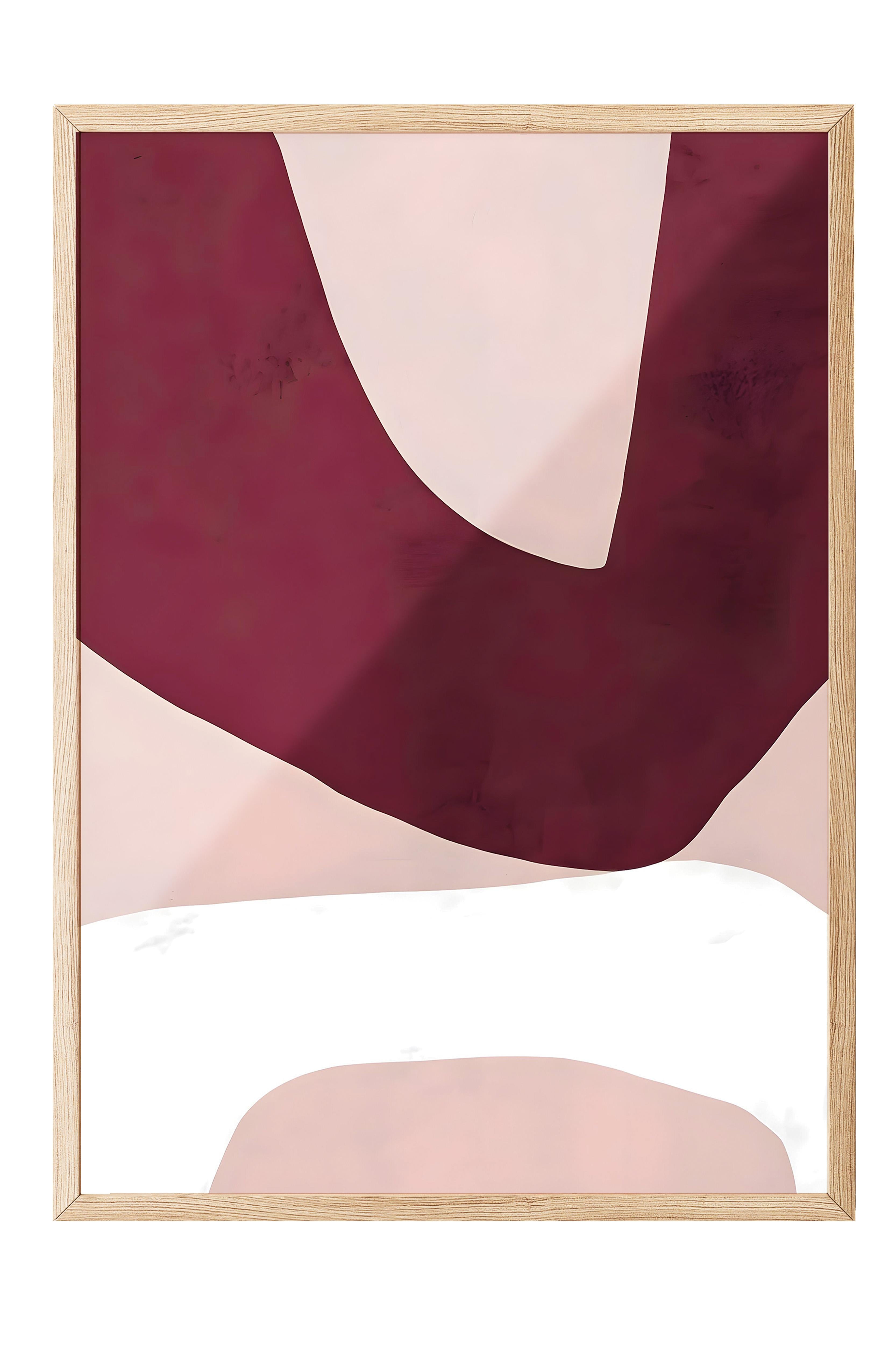 Ahşap Çerçeveli Tablo, Poster ve Çerçeve Seti, Asymmetrical Shapes No2 Comfort Serisi NO:108611