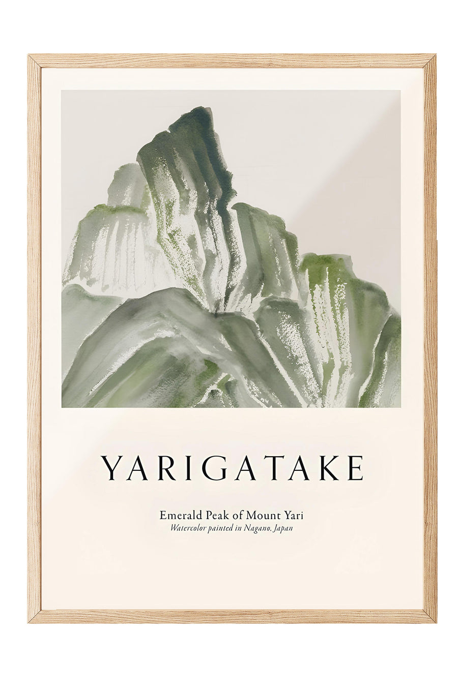 YARIGATAKE Poster – Ahşap Çerçeveli Tablo