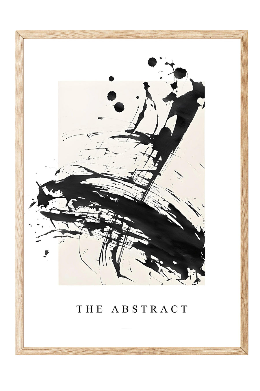 The Abstract Poster – Ahşap Çerçeveli Tablo
