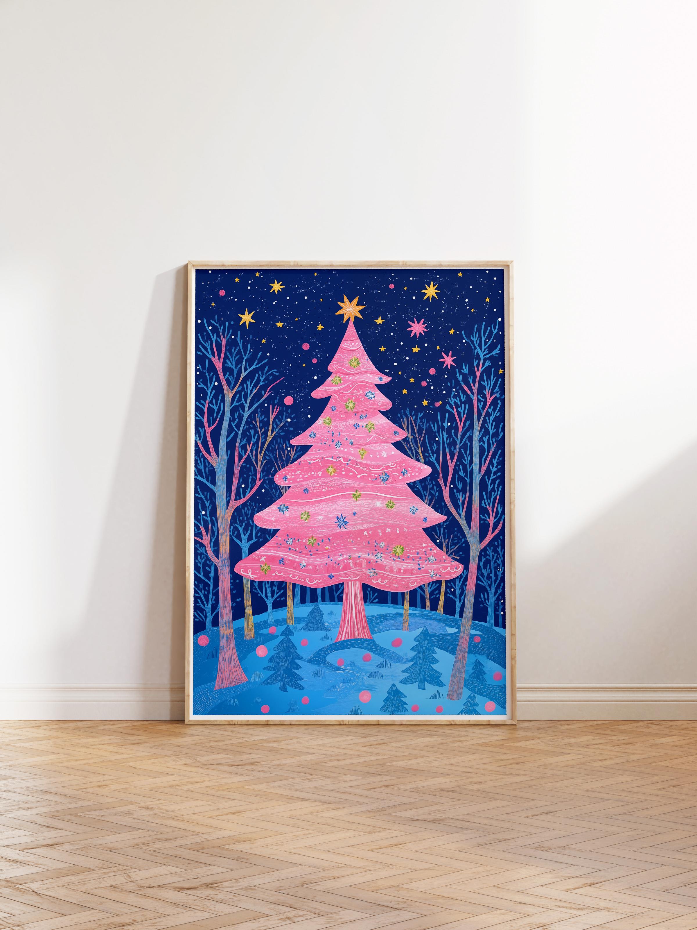 Ahşap Çerçeveli Tablo, Poster ve Çerçeve Seti, Yılbaşı Comfort Serisi NO:108755