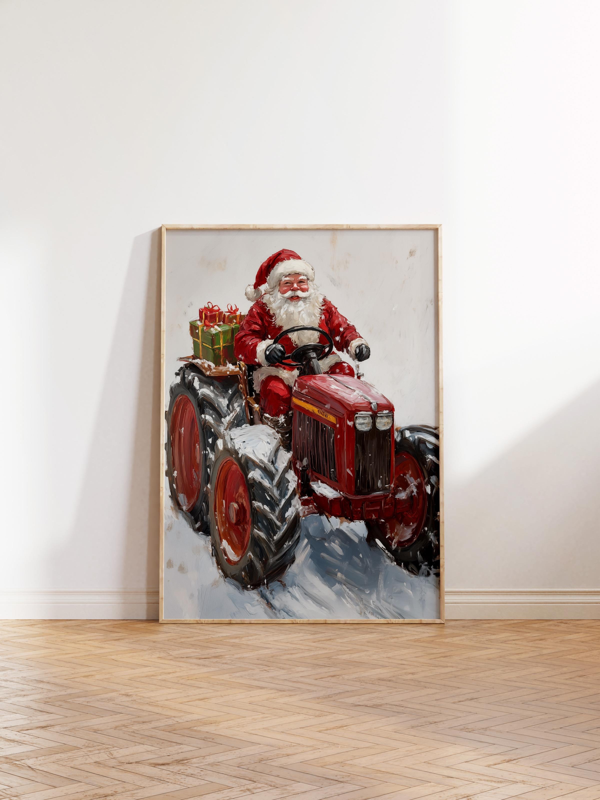 Ahşap Çerçeveli Tablo, Poster ve Çerçeve Seti, Yılbaşı Comfort Serisi NO:108798