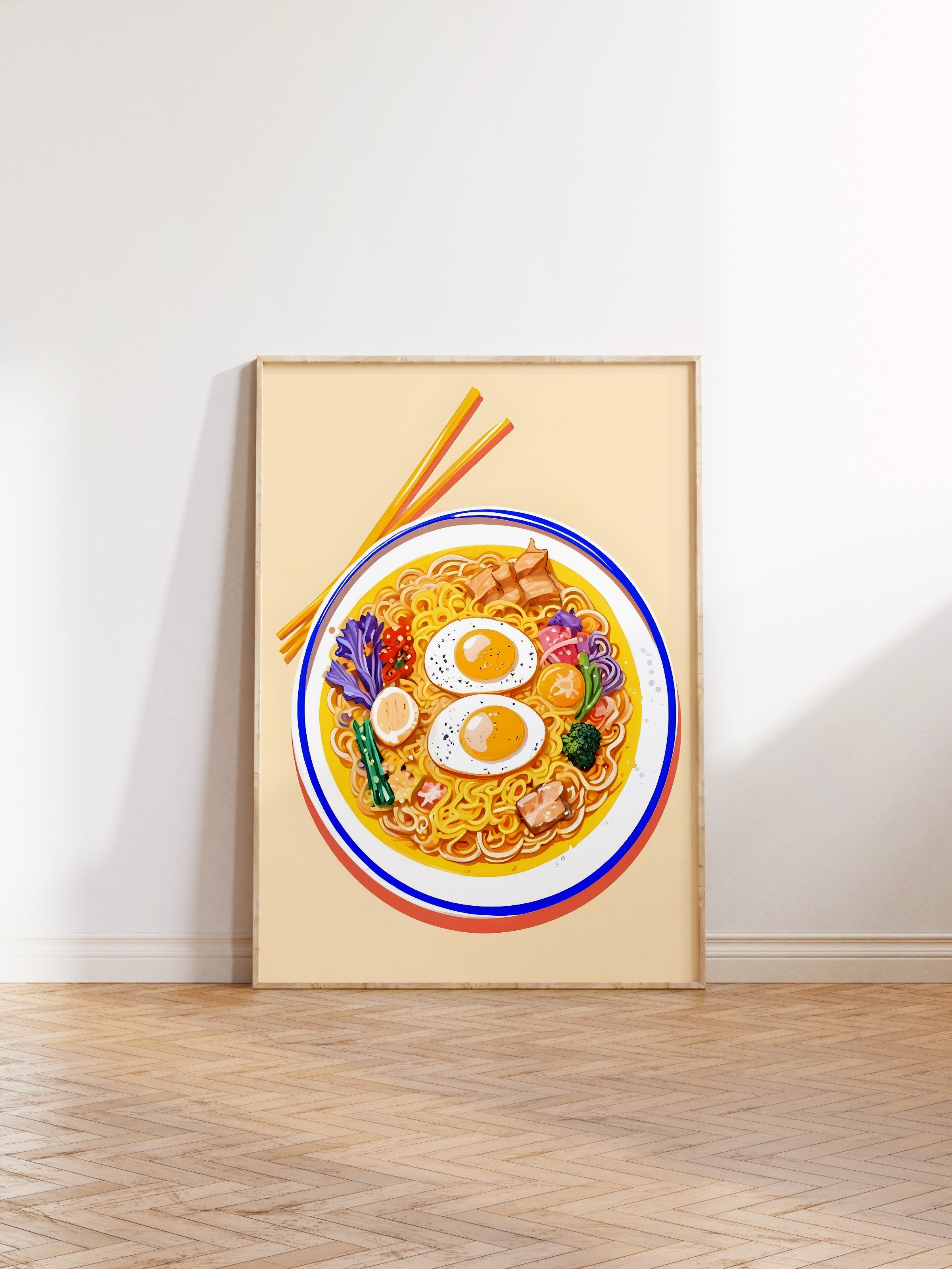 Ahşap Çerçeveli Tablo, Ramen-cha, Comfort Serisi Mutfak Ahşap Tablo, NO:109145