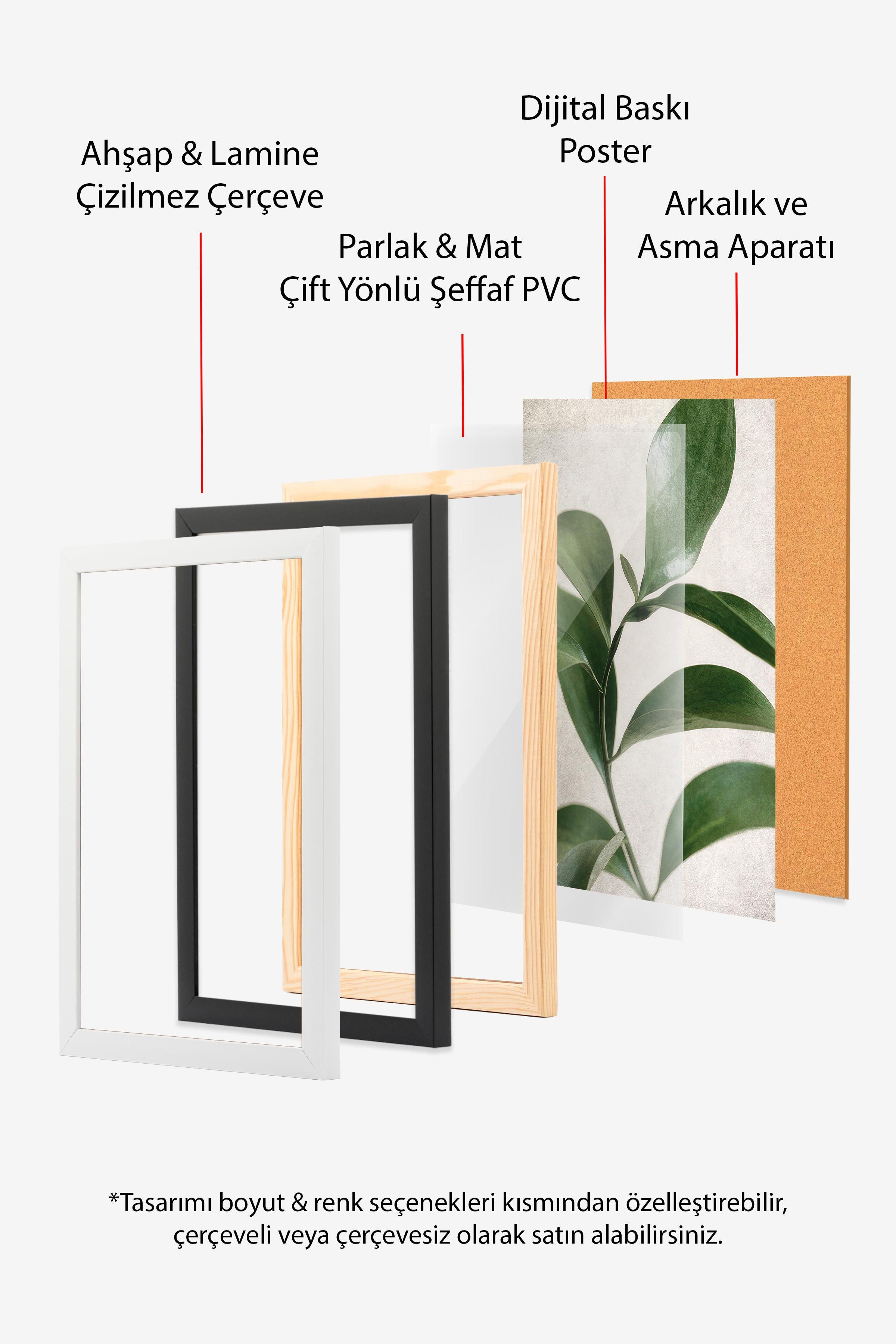 Ahşap Çerçeveli Tablo Seti, Henri Matisse Duvar Tablosu, 3 Adet Poster Seti, No:300740