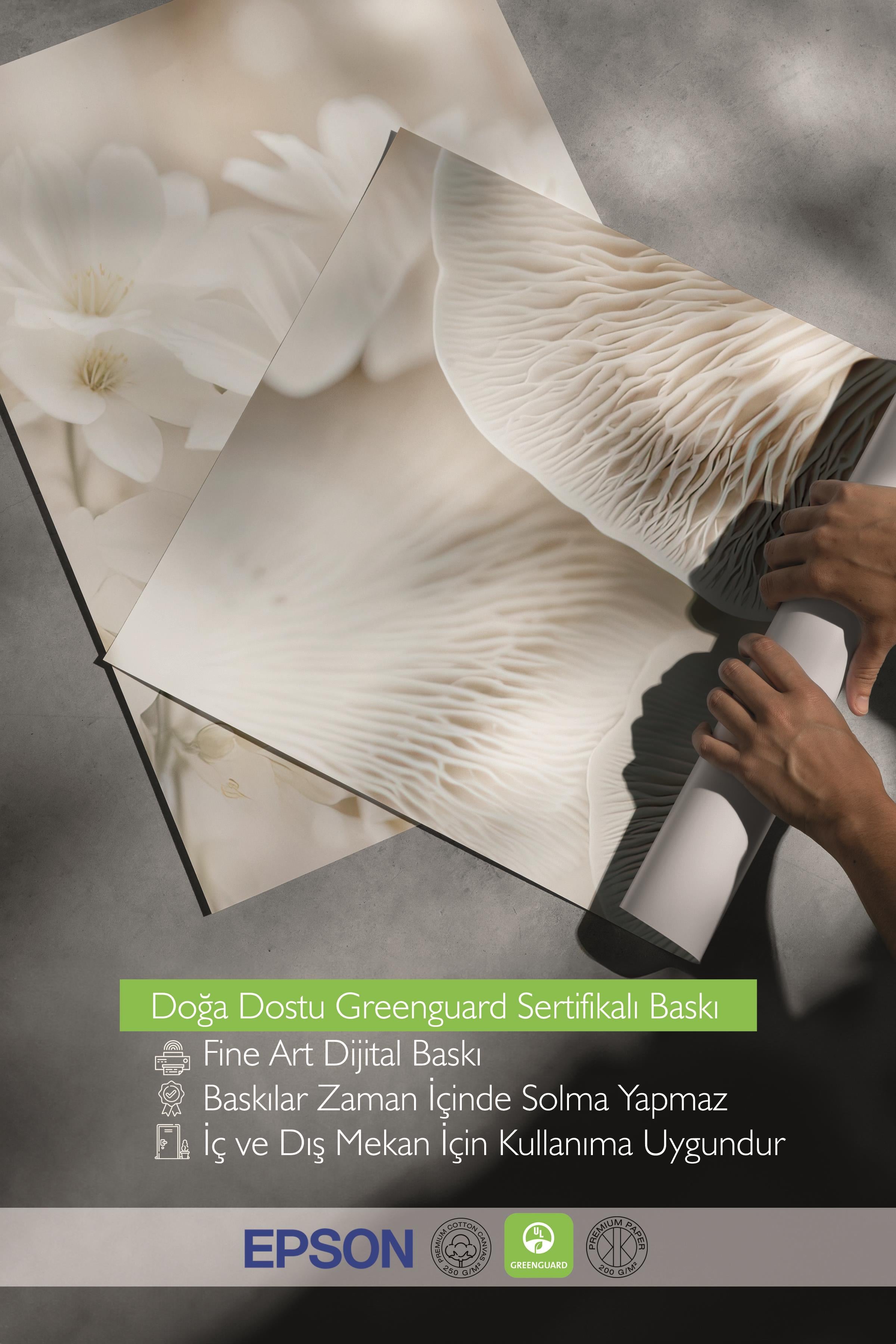 Ahşap Çerçeveli Tablo Seti, Soft Bej Fotoğraf Duvar Tablosu, 3 Adet Poster Seti, No:300703