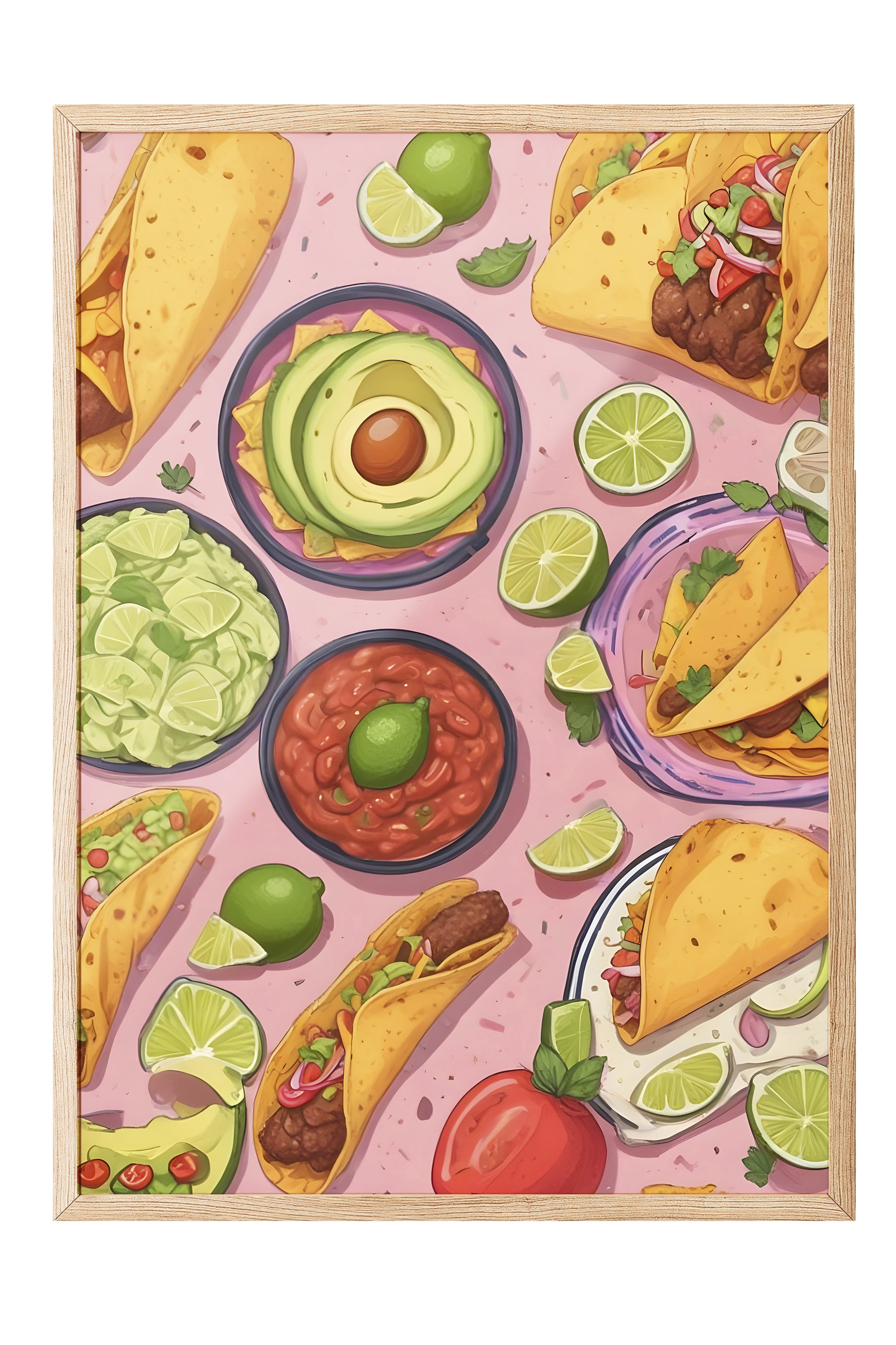 Ahşap Çerçeveli Tablo, Taco Table, Comfort Serisi Mutfak Ahşap Tablo, NO:109149