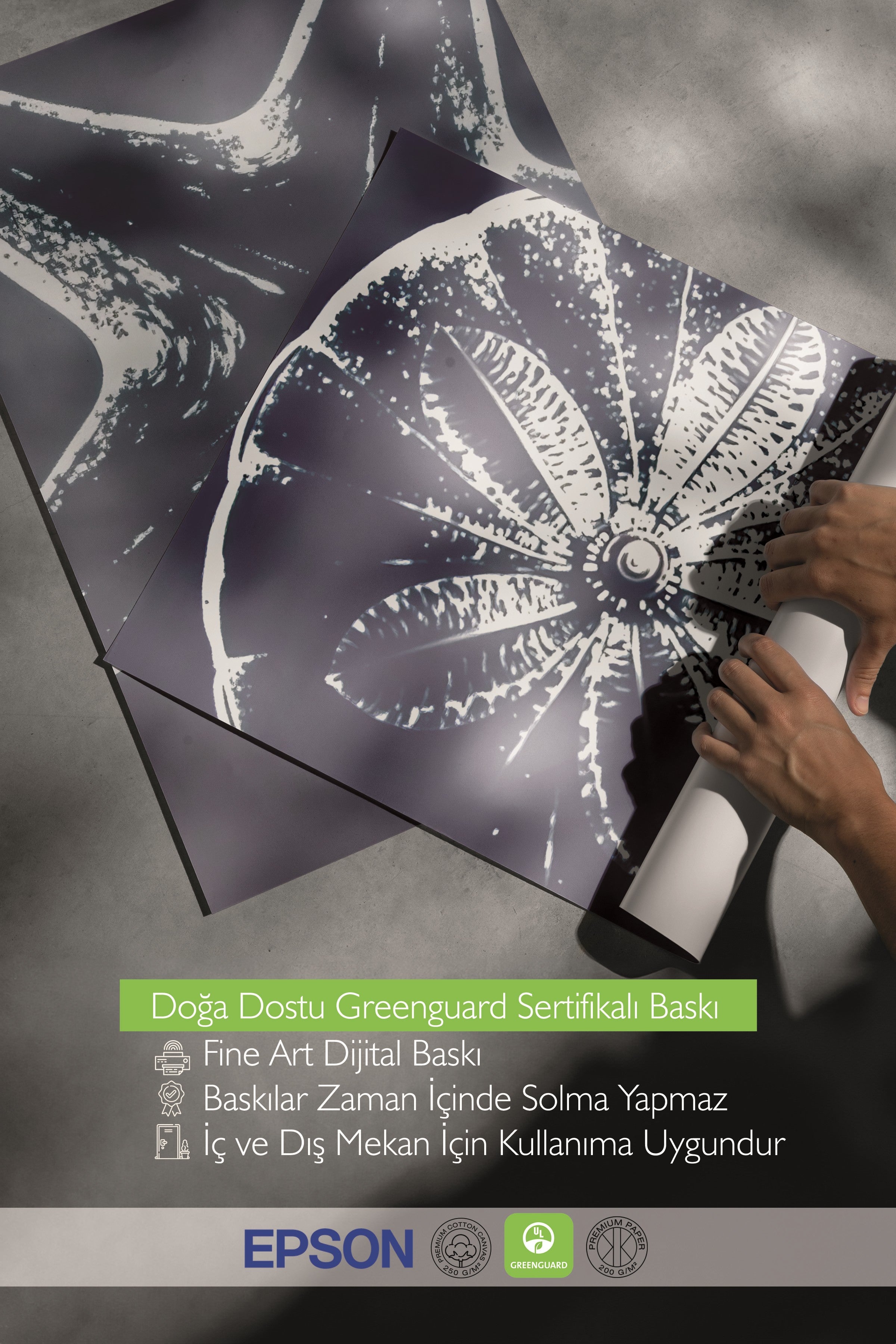 Ahşap Tablo Seti, 3 Adet Ahşap Çerçeveli Poster sea creatures Model No:300837, Lacivert Duvar Dekoru
