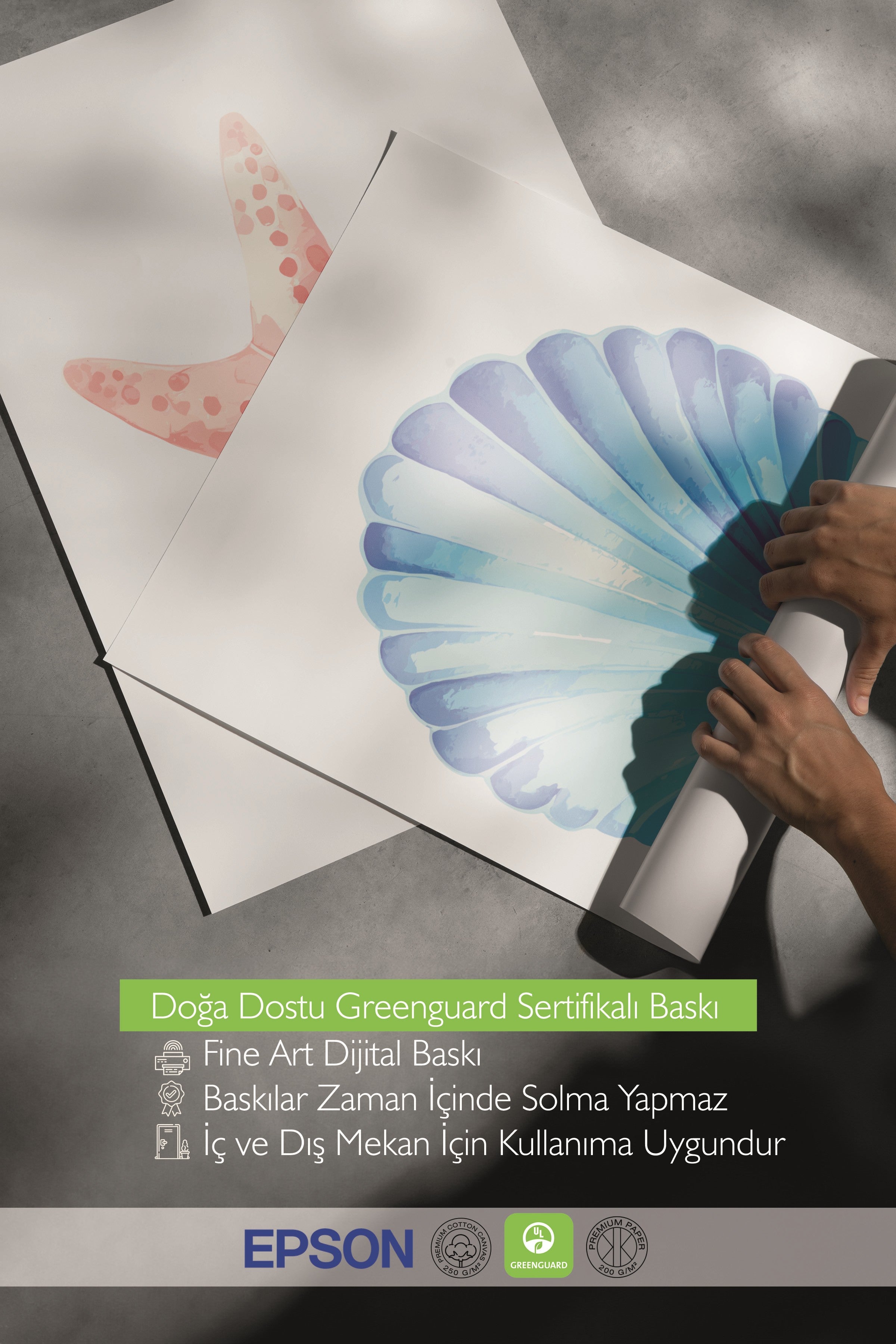 Ahşap Tablo Seti, 3 Adet Ahşap Çerçeveli Poster Summer icons Model No:300824, Renkli Duvar Dekoru