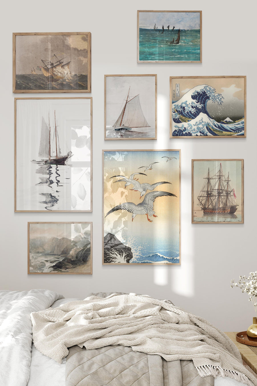Hokusai ve Japon Sanatı Temalı Galeri Poster Seti NO:015