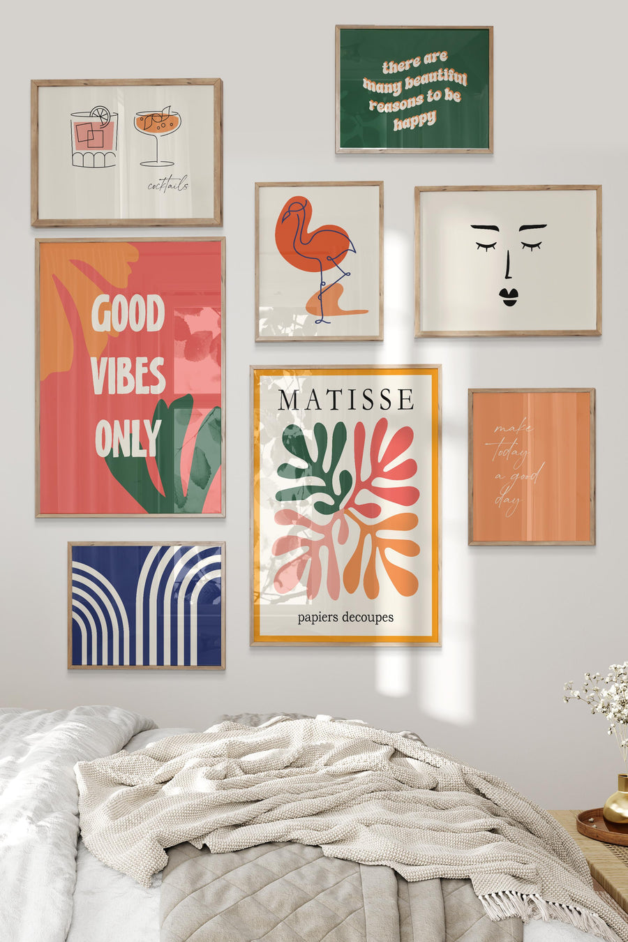 Rengarenk Matisse Temalı Galeri Poster Seti NO:028