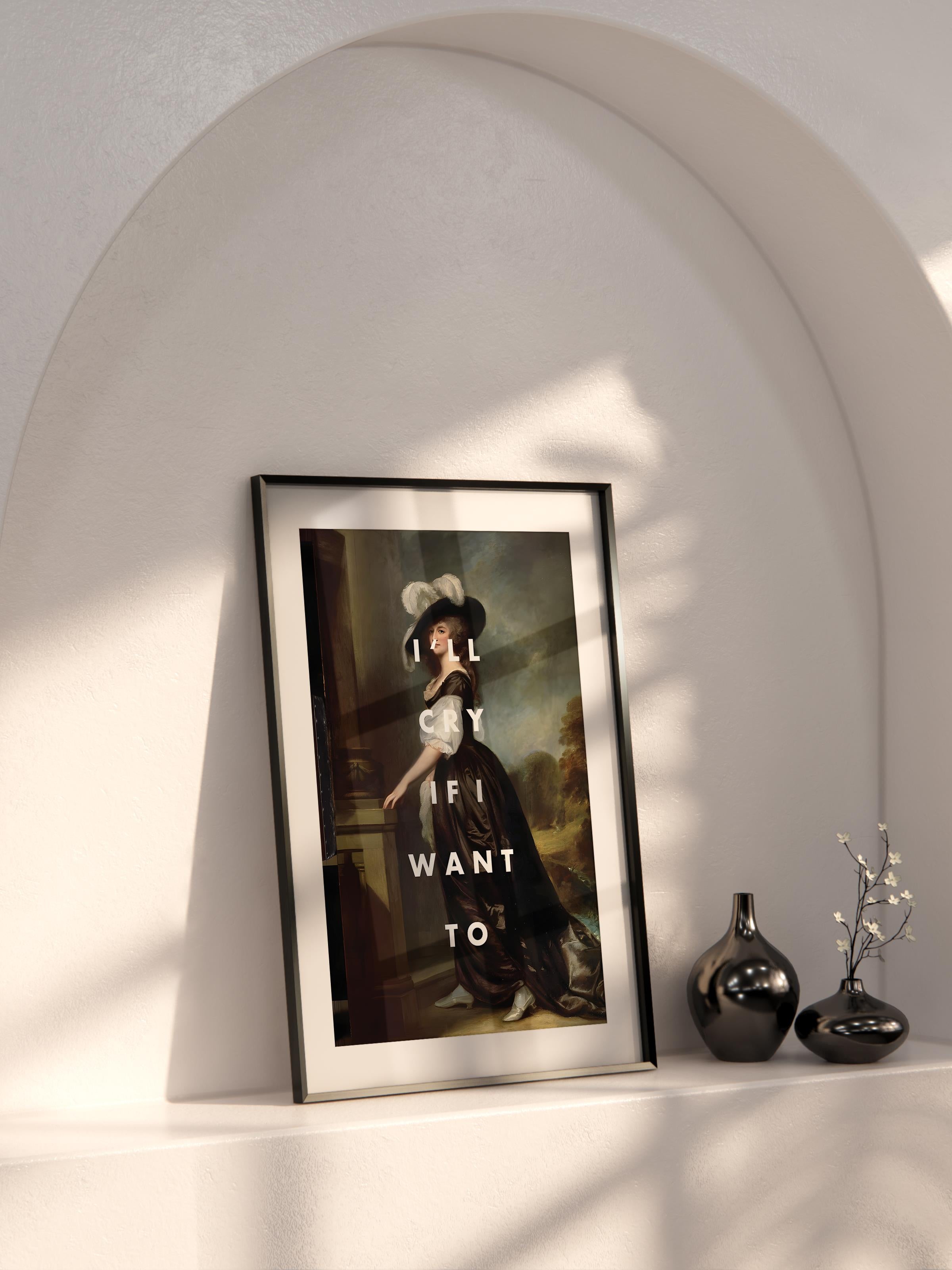 Alternatif Sanat Çerçevesiz Poster, Duvar Dekoru, Çerçevesiz Duvar Tablosu - Arşivsel Kalın Kağıt