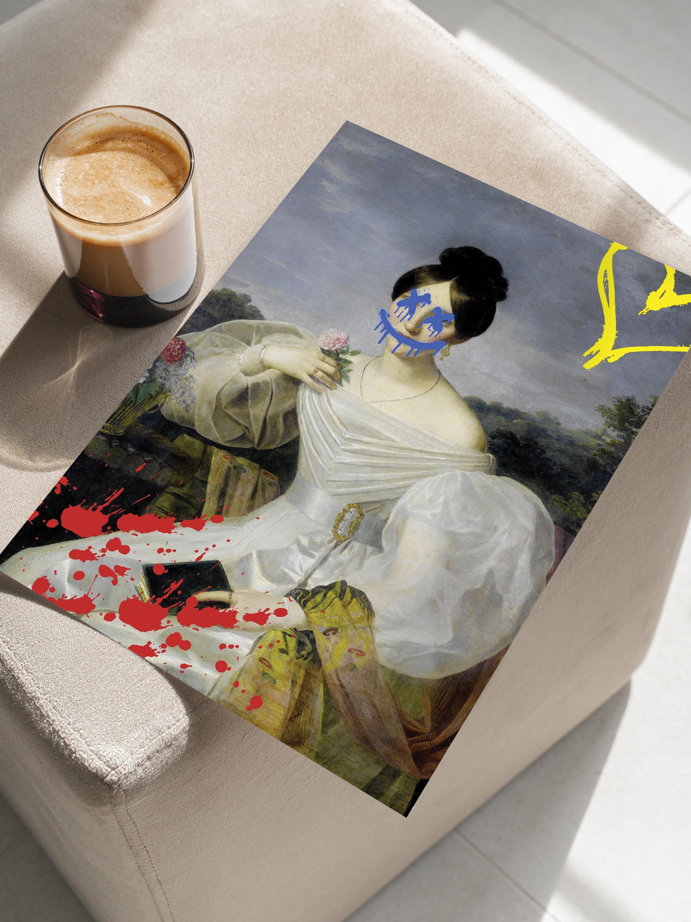 Alternatif Sanat Çerçevesiz Poster, Duvar Dekoru, Çerçevesiz Duvar Tablosu - Arşivsel Kalın Kağıt