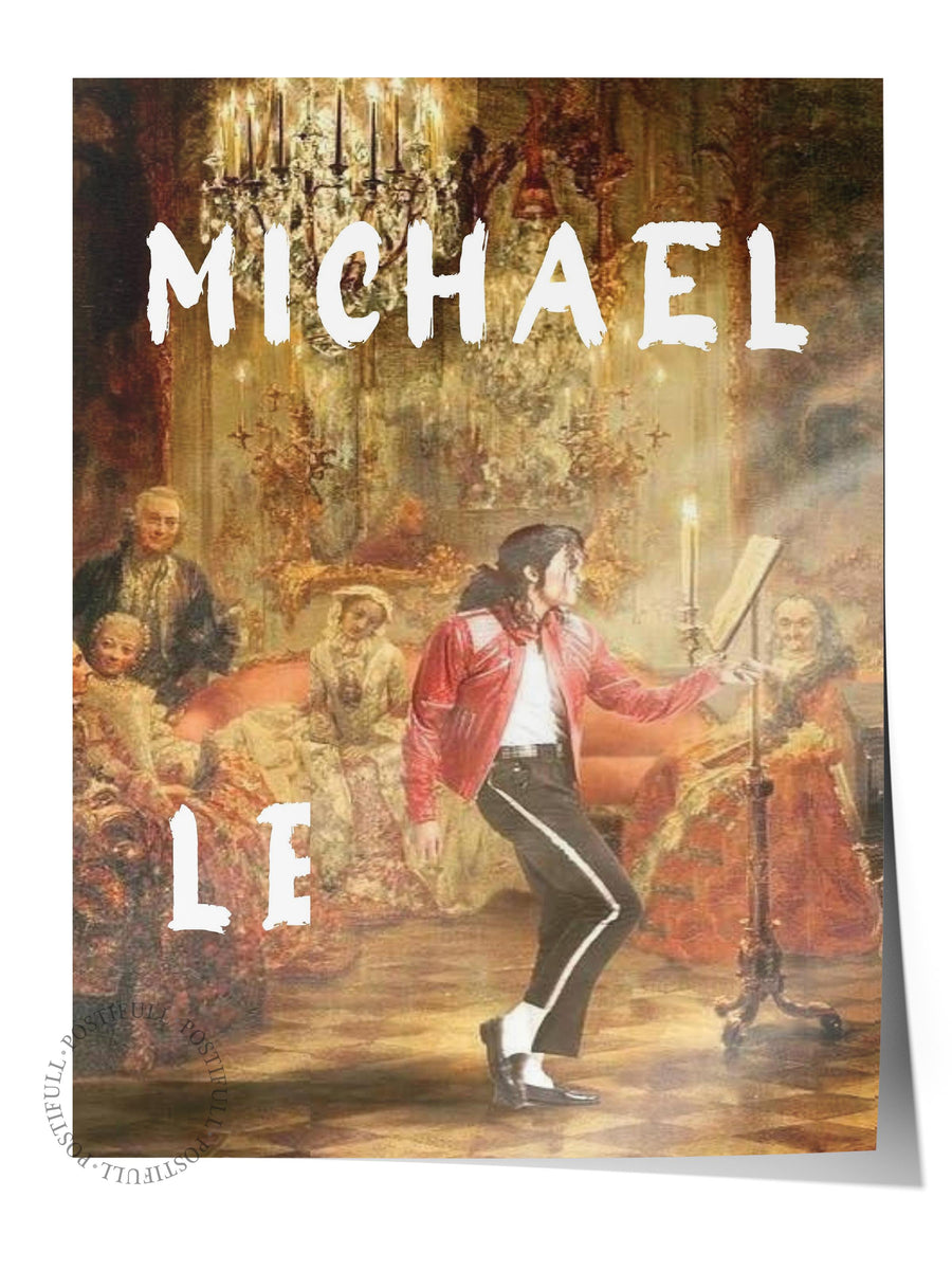 MICHAEL LE Alternatif Sanat Çerçevesiz Poster