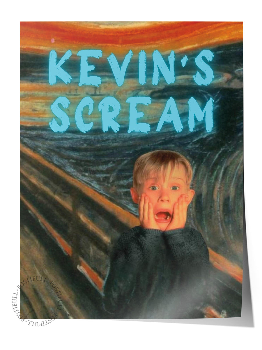 Kevin's Scream Alternatif Sanat Çerçevesiz Poster