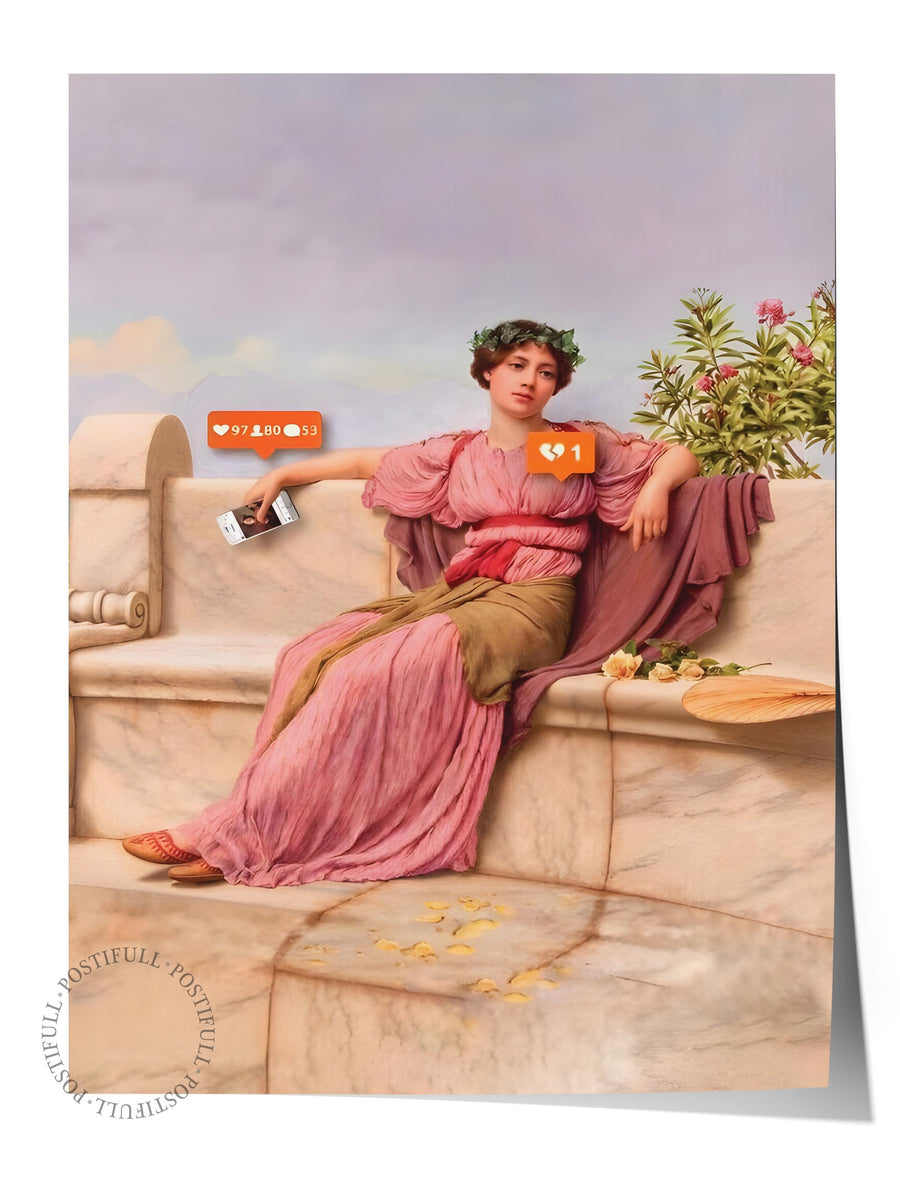 Antik ve Modern Birleşimi Alternatif Sanat Çerçevesiz Poster