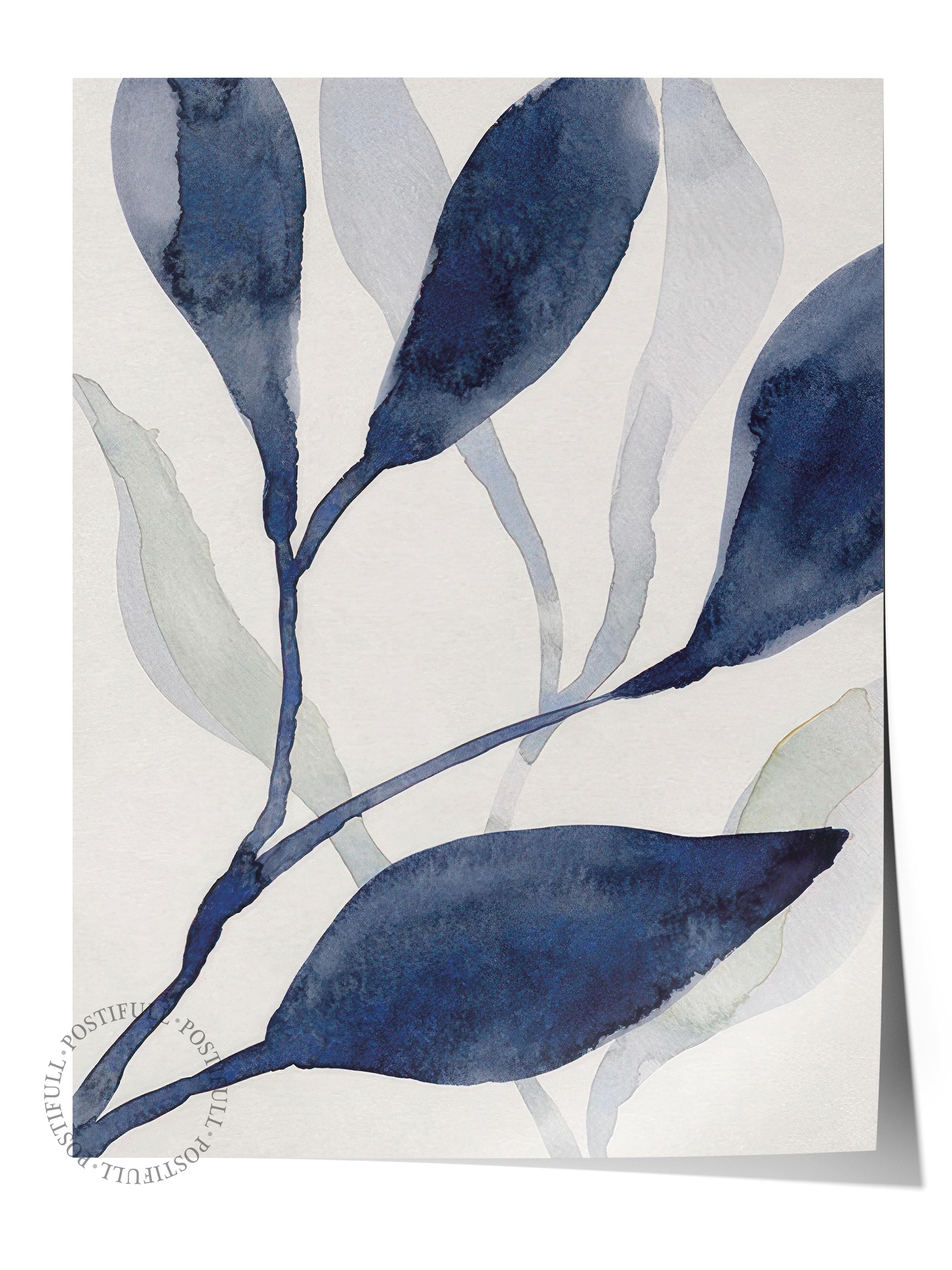 Aquatic Greenery No1 Poster, Dikey Duvar Tablosu Comfort Serisi NO:108526