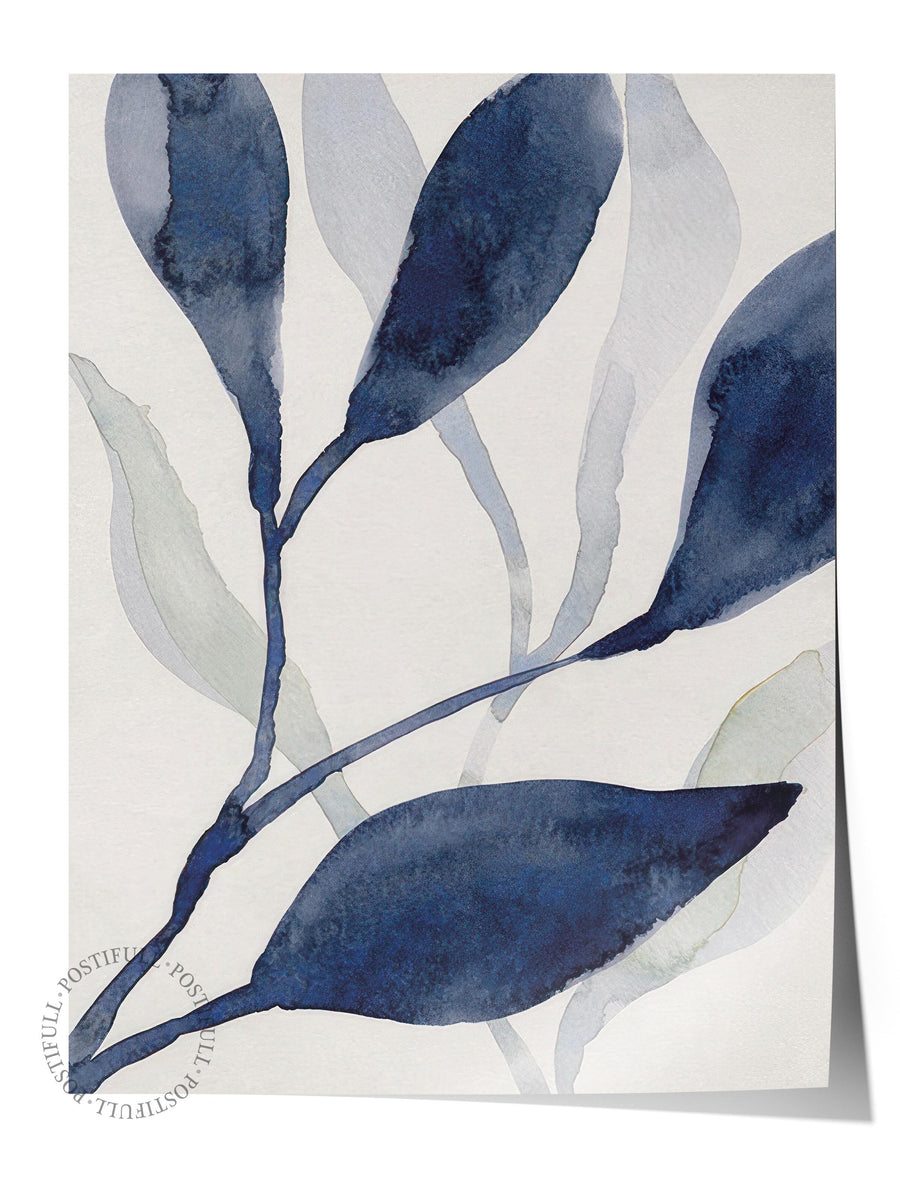 Aquatic Greenery No1 Poster, Dikey Duvar Tablosu Comfort Serisi NO:108526