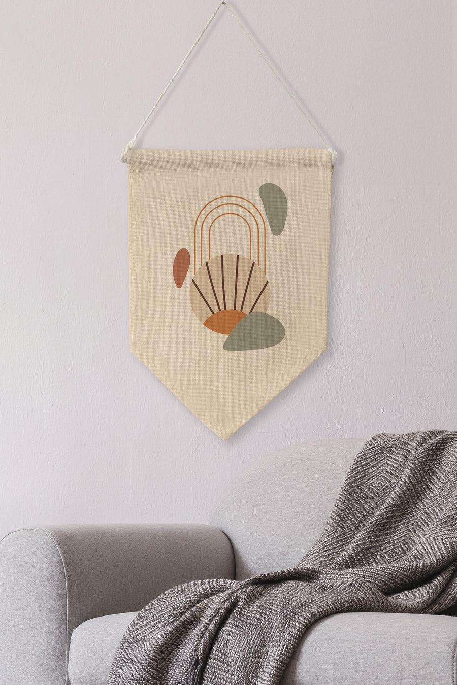 Balkon Duvar Dekoru, Pinterest Oda Dekoru, Boho Kanvas Flama Askılı Duvar Örtüsü Ve Süsü NO:480