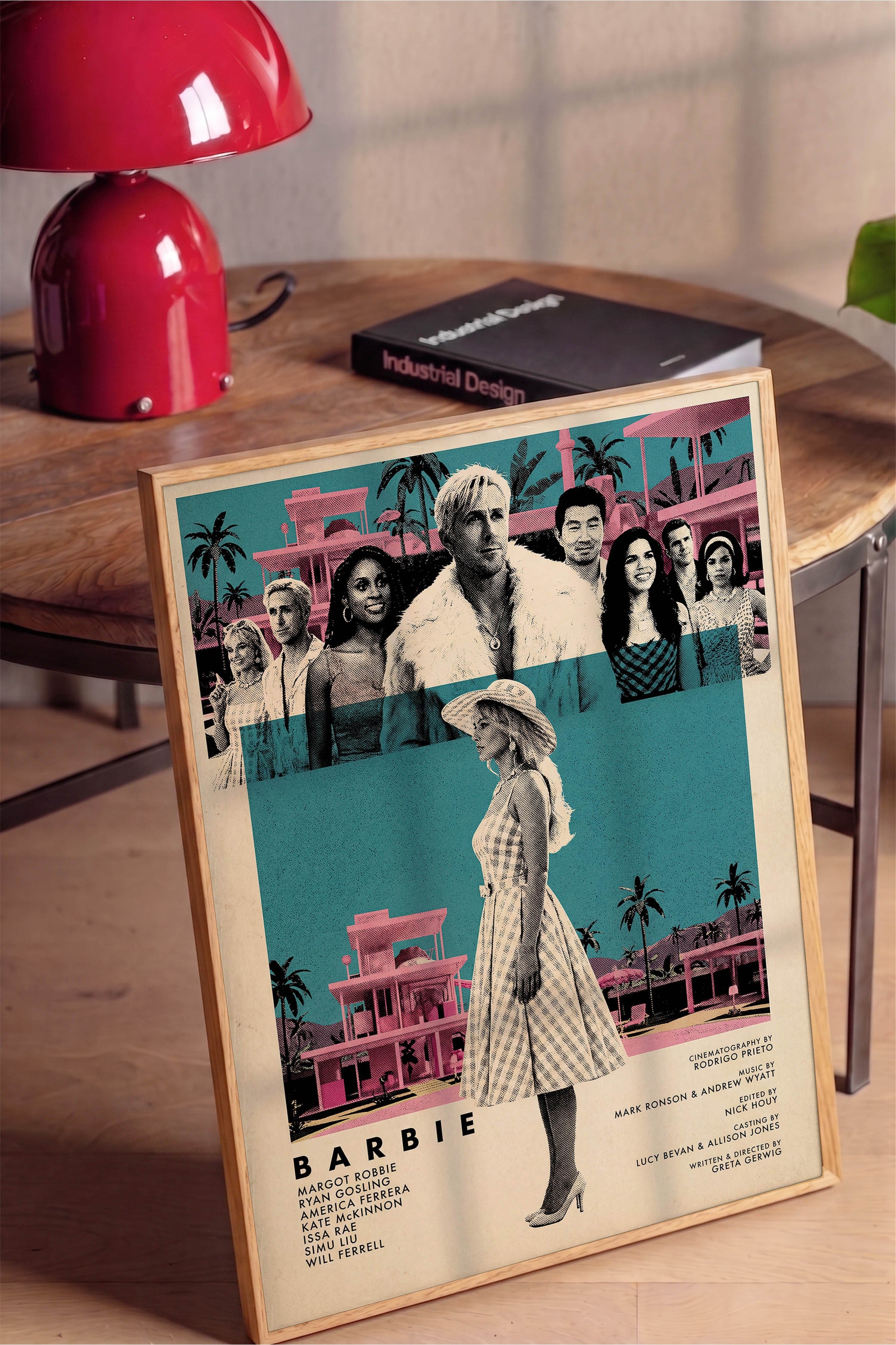 Barbie Ahşap Çerçeveli Poster, Sinema ve Dizi Tablo, Film Dizi Afişleri NO:112814