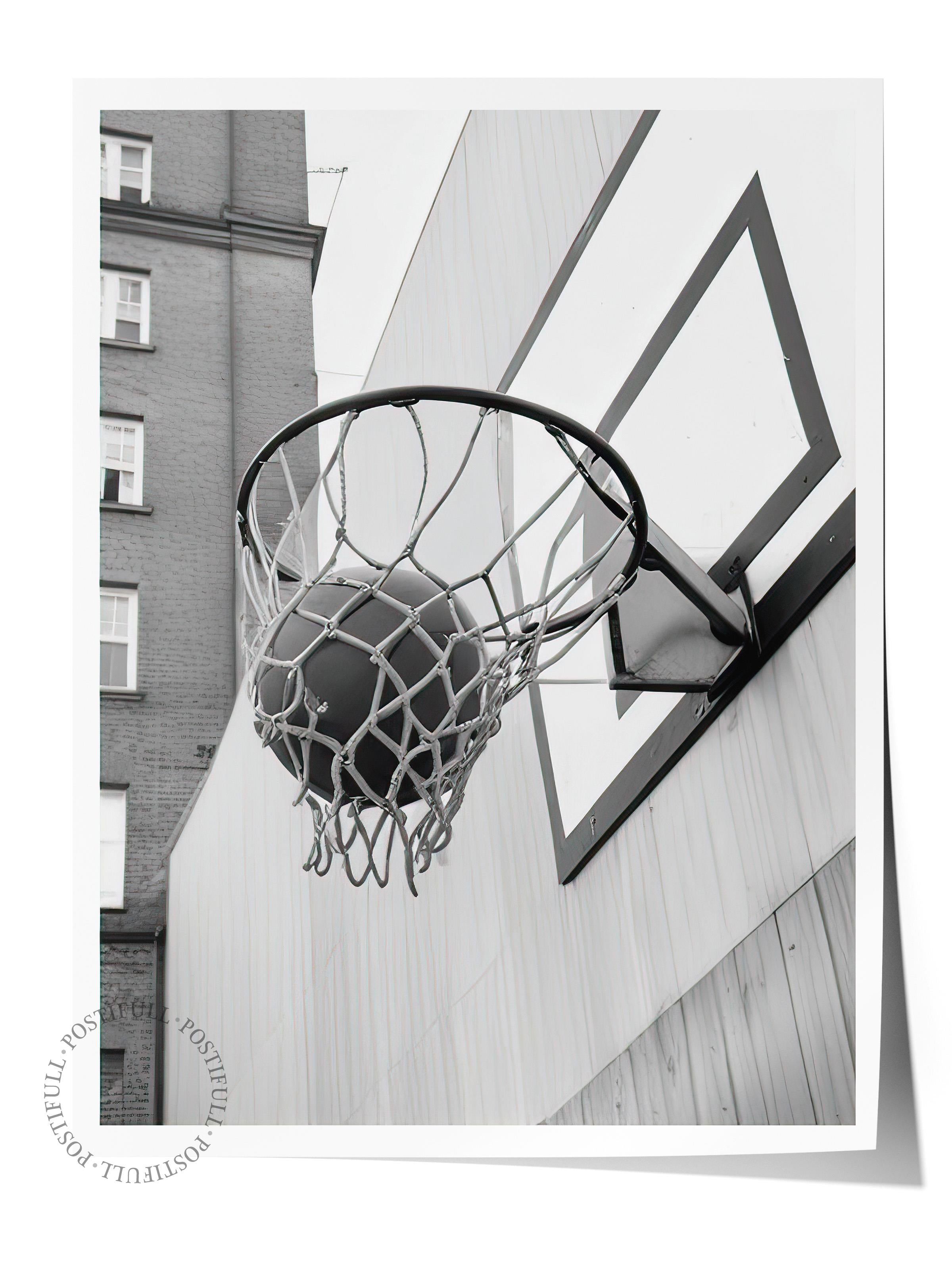 Basketball Score Poster, Çerçevesiz Duvar Posteri, Dikey Duvar Tablosu Comfort Serisi NO:108327