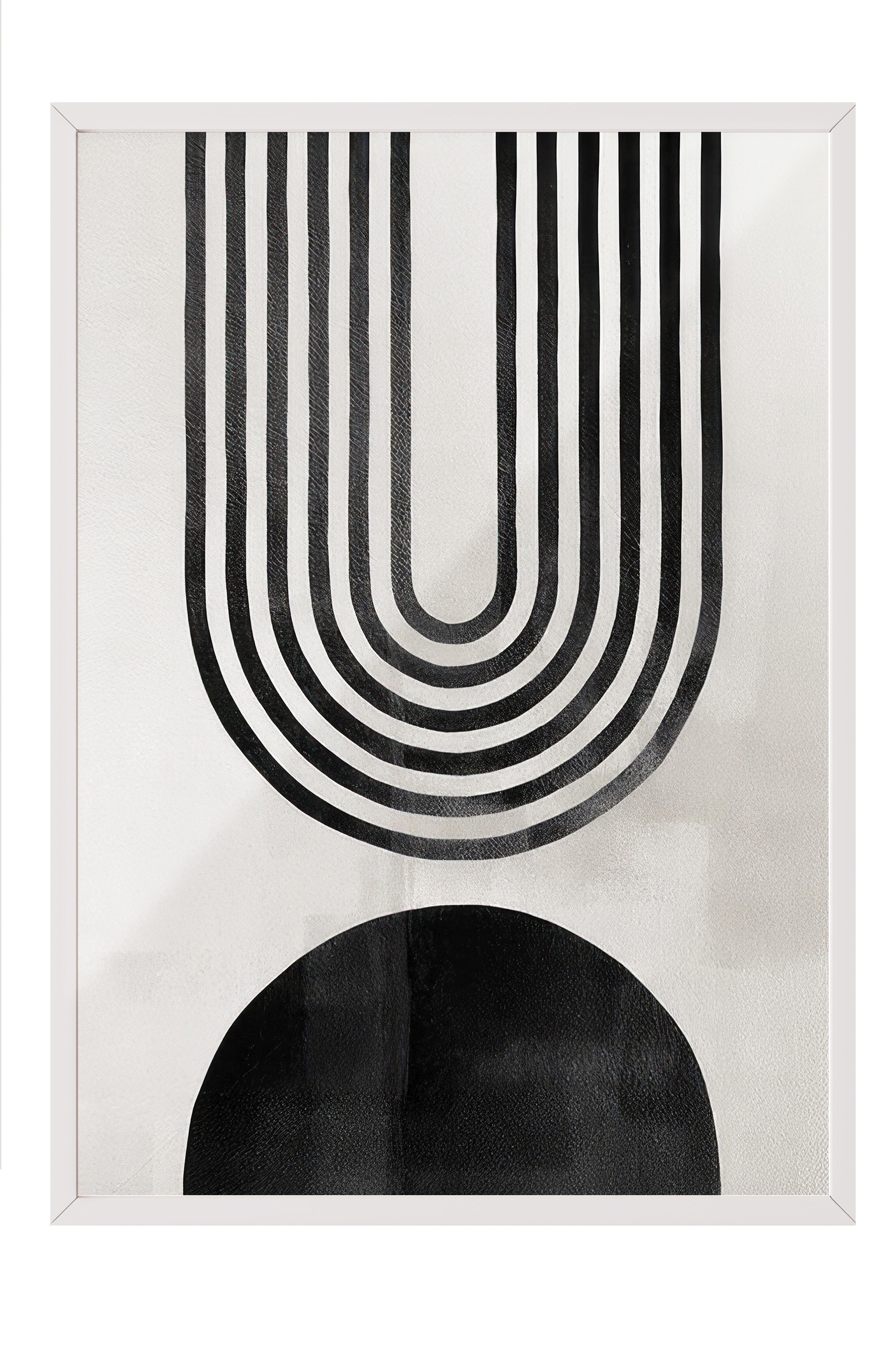 Berlin Arches No2 Çerçeveli Tablo, Beyaz Çerçeve ve Poster, Duvar Tablosu Comfort Serisi NO:108426