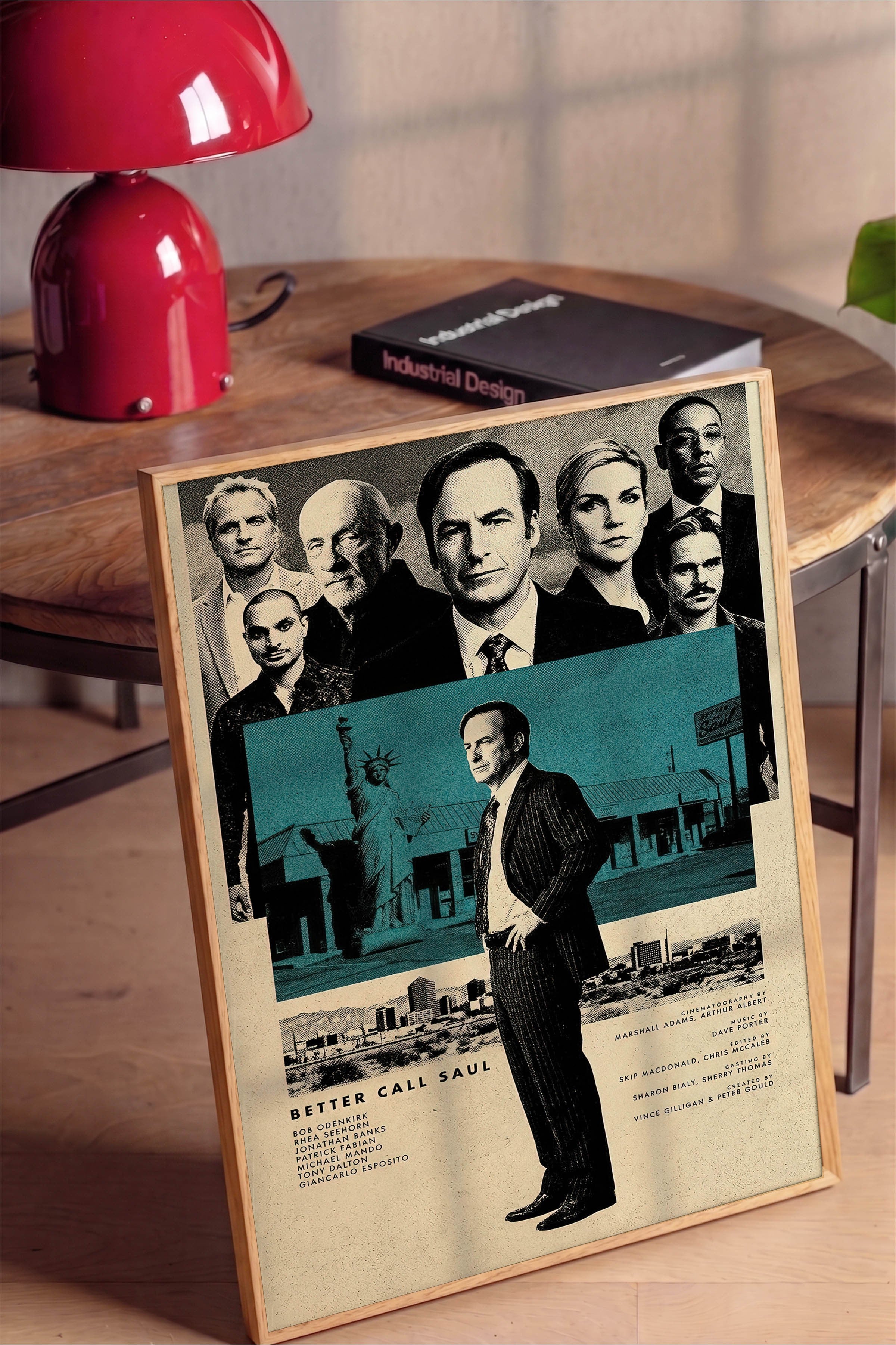 Better Call Saul Ahşap Çerçeveli Poster, Sinema ve Dizi Tablo, Film Dizi Afişleri NO:112793