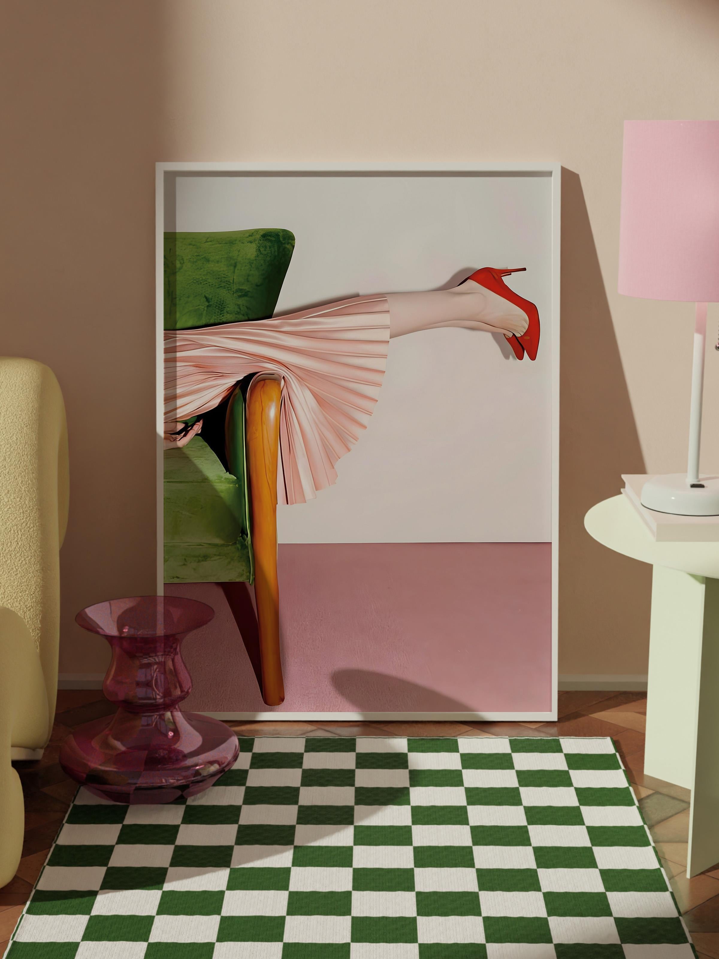 Beyaz Çerçeveli Tablo, Poster ve Çerçeve Seti,  Duvar Tablosu, Naptime Comfort Serisi NO:108652