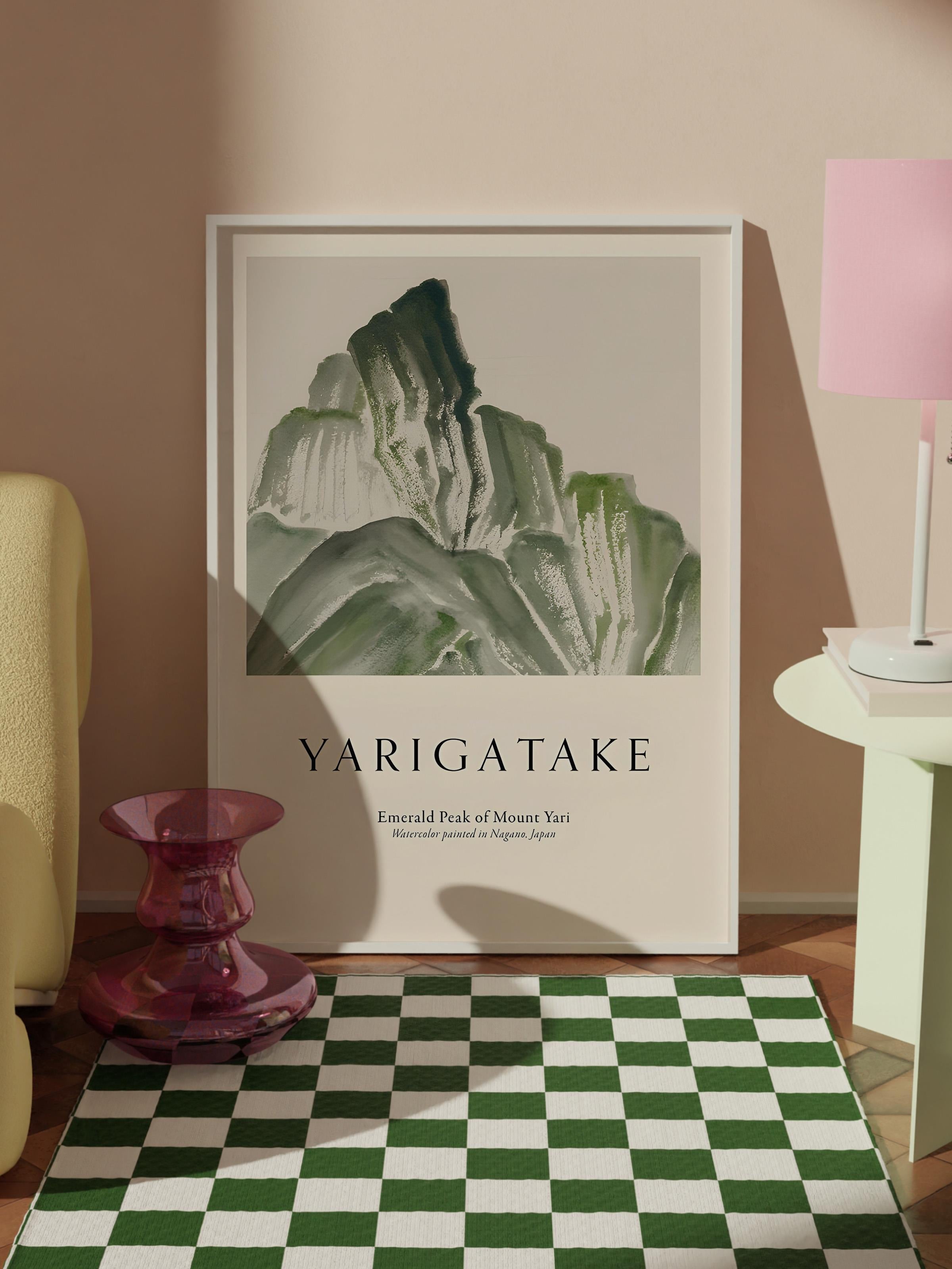 Beyaz Çerçeveli Tablo, Poster ve Çerçeve Seti, Mount Yari Comfort Serisi NO:108595