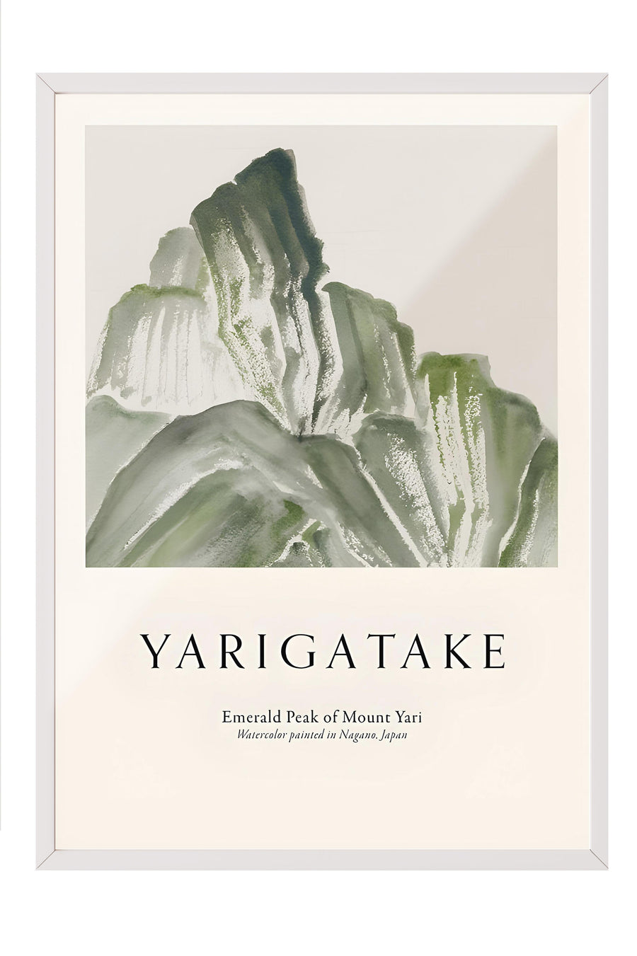 YARIGATAKE Poster – Beyaz Çerçeveli Tablo