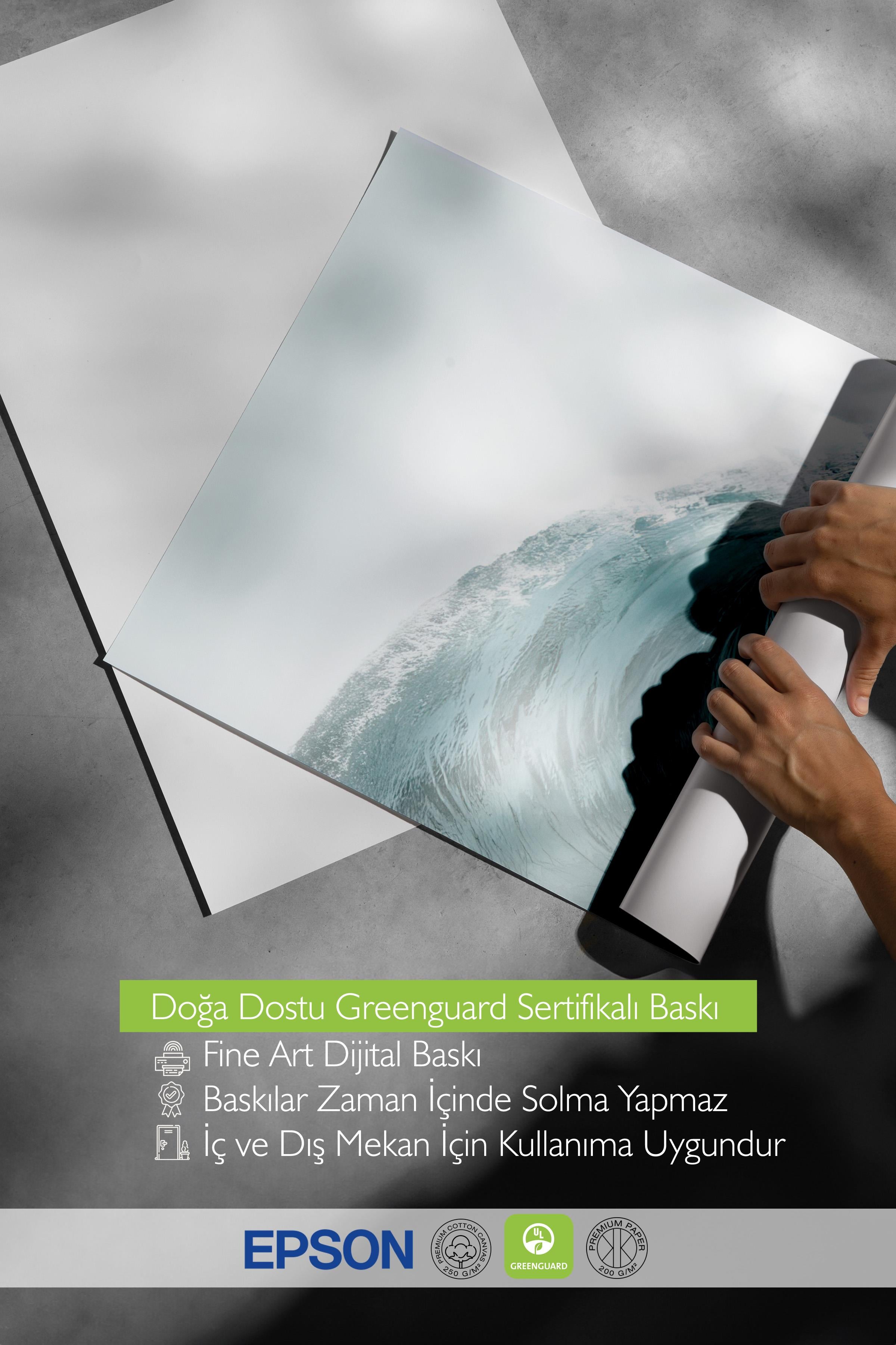 Big Wave Poster, Çerçevesiz Duvar Posteri, Dikey Duvar Tablosu Comfort Serisi NO:108421