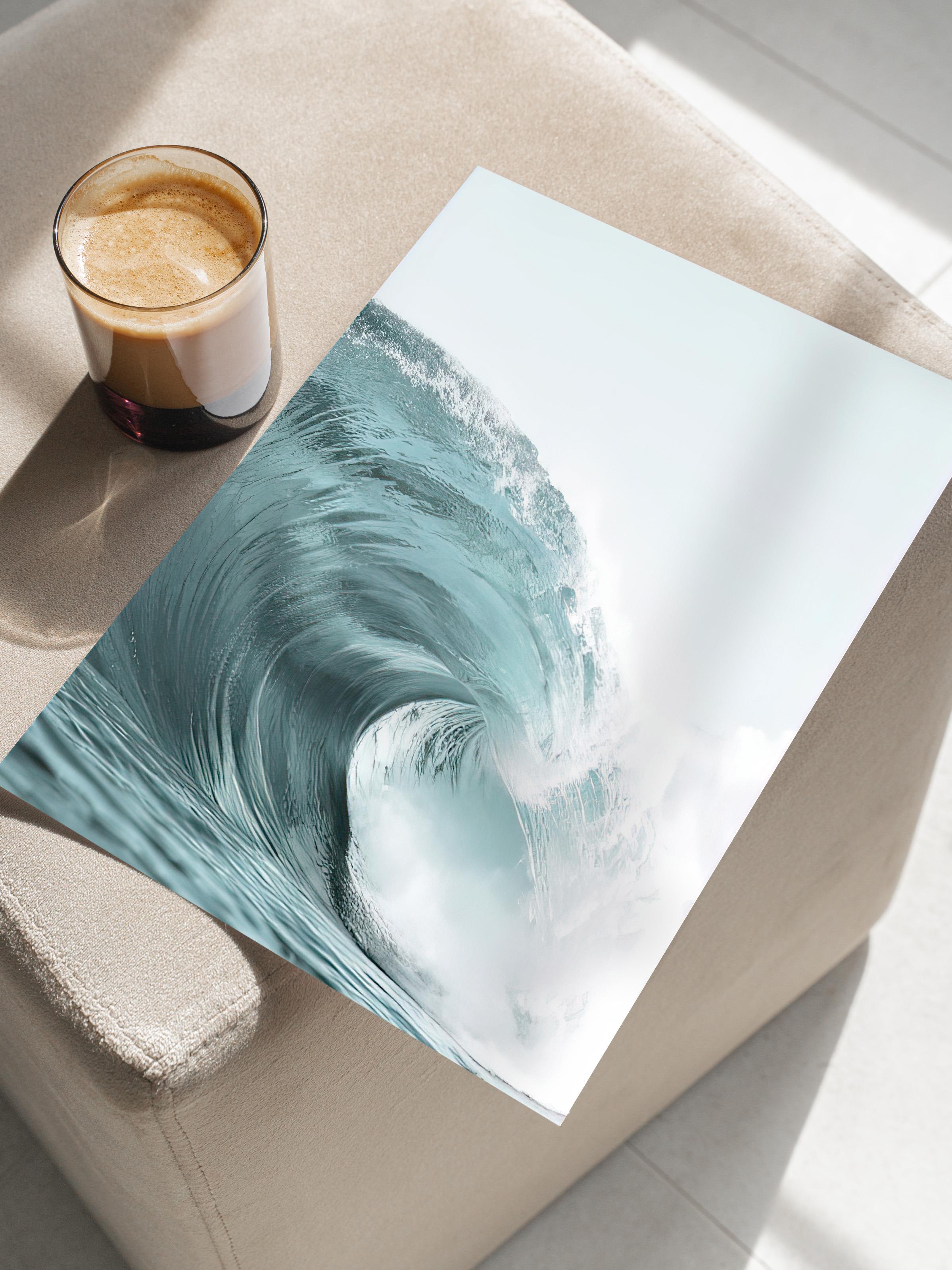 Big Wave Poster, Çerçevesiz Duvar Posteri, Dikey Duvar Tablosu Comfort Serisi NO:108421