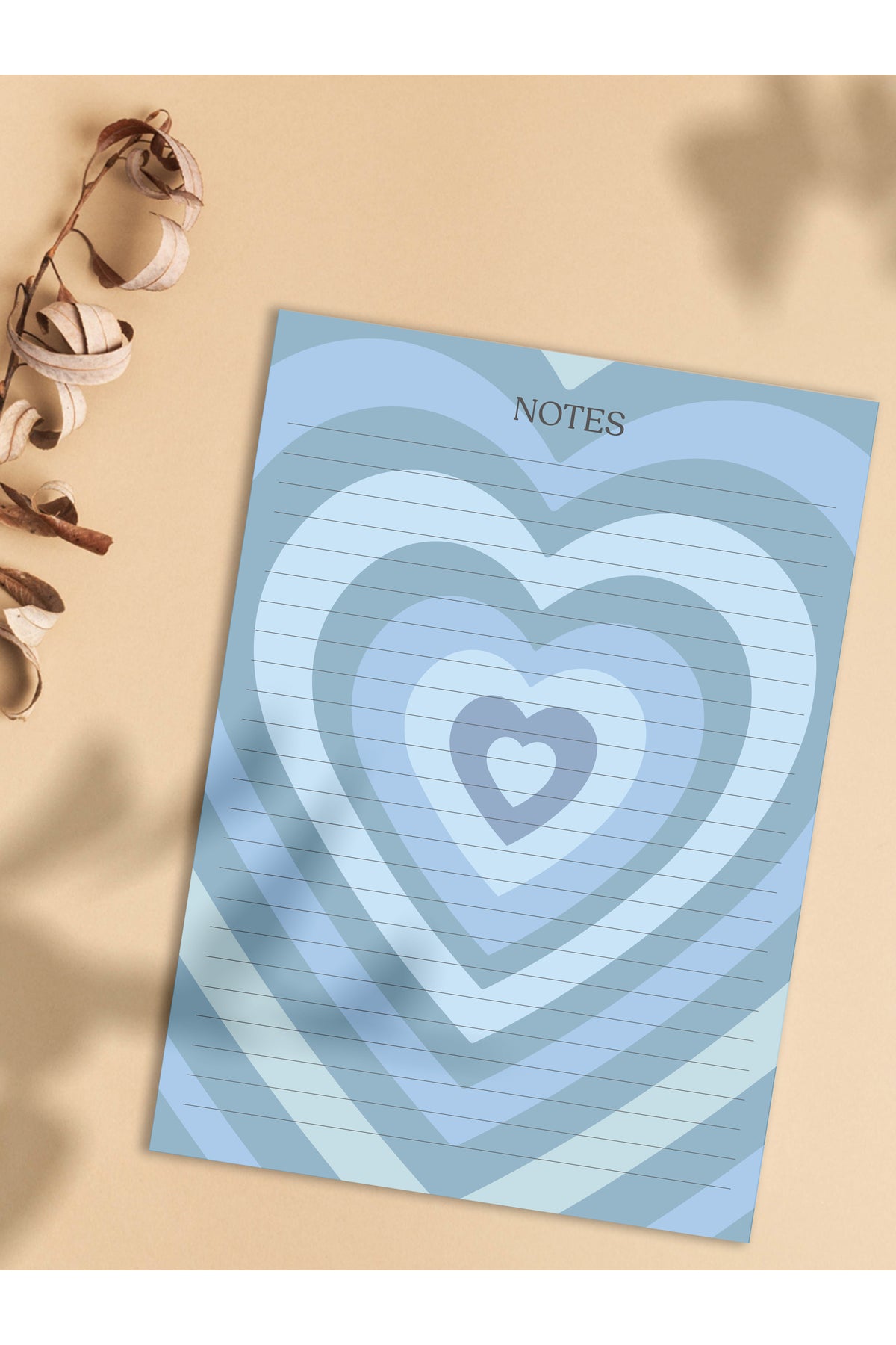 Bloknot, Pastel Temalı Notepad Defter Set, 3 Adet Memopad Defter - Çizgili, Kareli, Noktalı Notebook