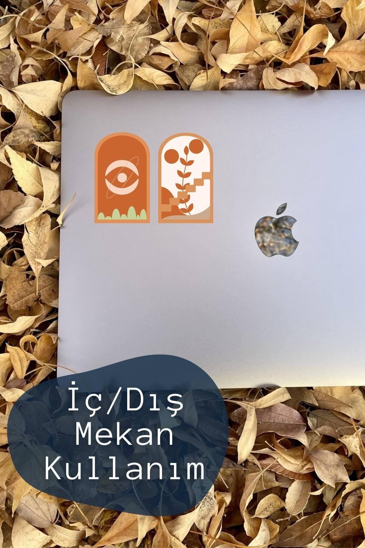 Boho Temalı Sticker Seti - 20 Adet Etiket Seti- Telefon, Tablet, Defter Laptop Uyumlu Etiket