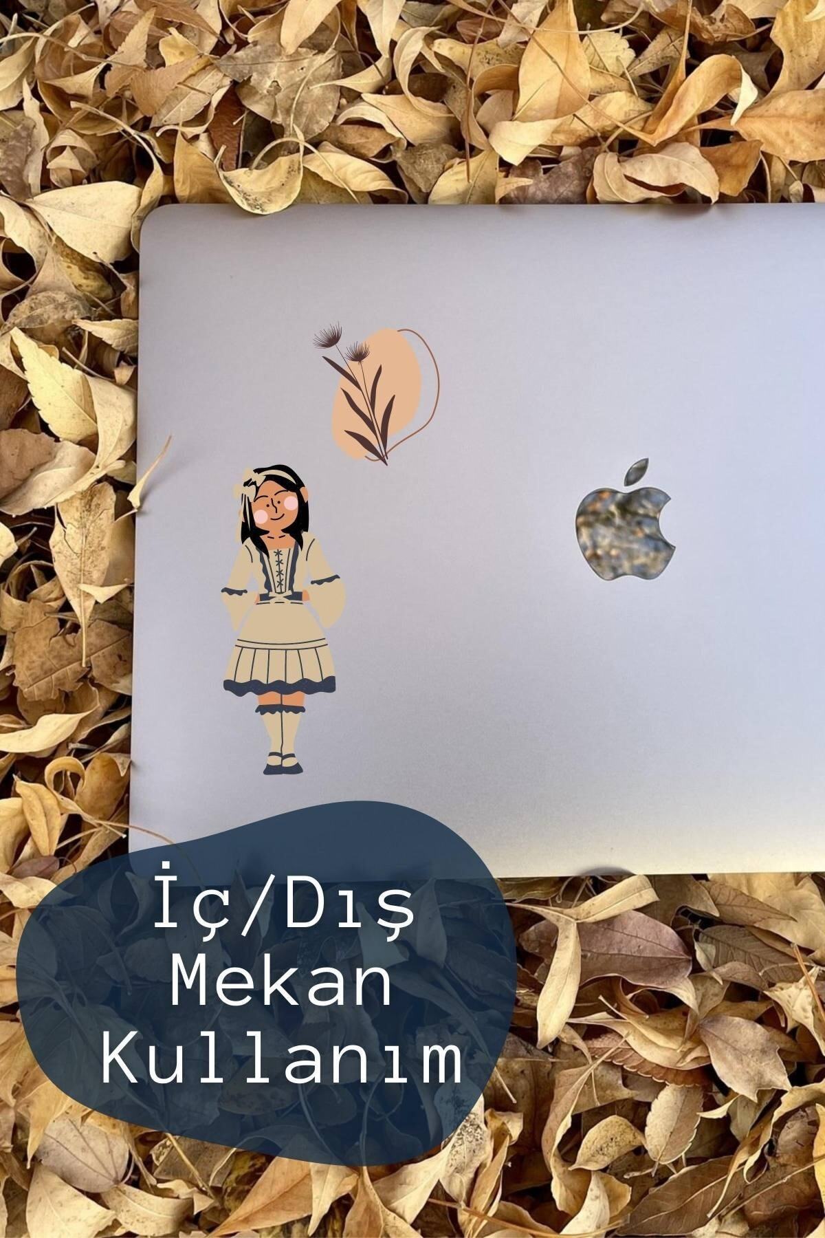 Boho Temalı Sticker Seti - 24 Adet Etiket Seti- Telefon, Tablet, Defter Laptop Uyumlu Etiket