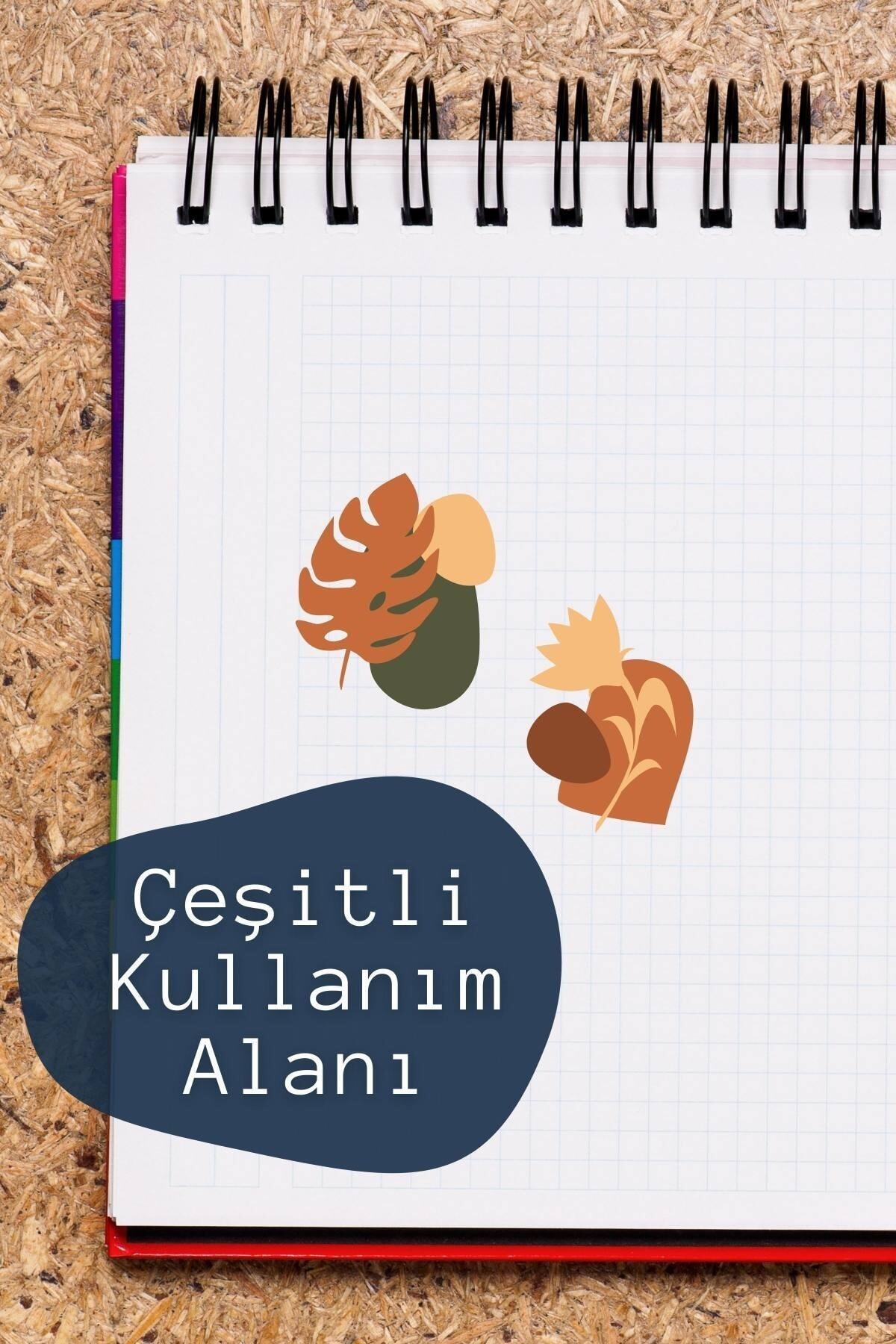 Boho Temalı Sticker Seti - 9 Adet Etiket Seti- Telefon, Tablet, Defter Laptop Uyumlu Etiket