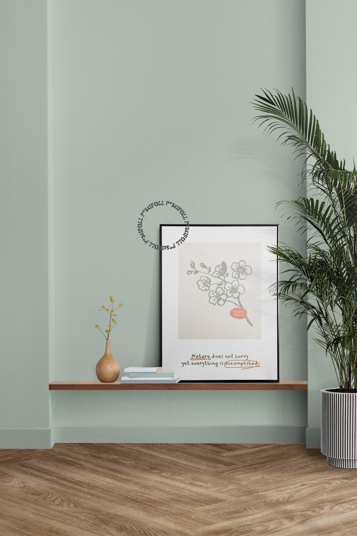 Botanik Poster - Çiçek Çizimi Çerçevesiz Poster